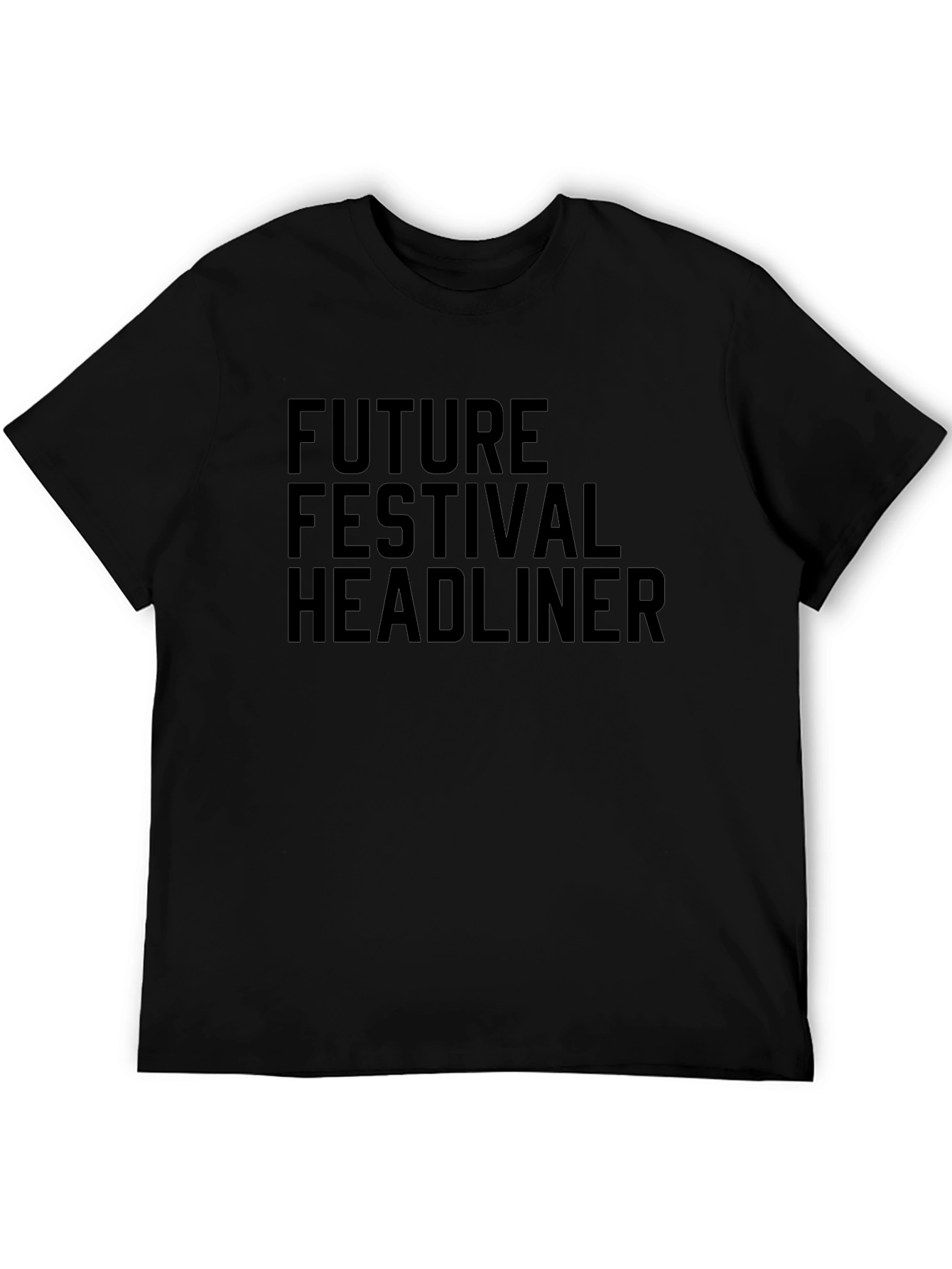 Future Festival Headliner Black T-Shirt