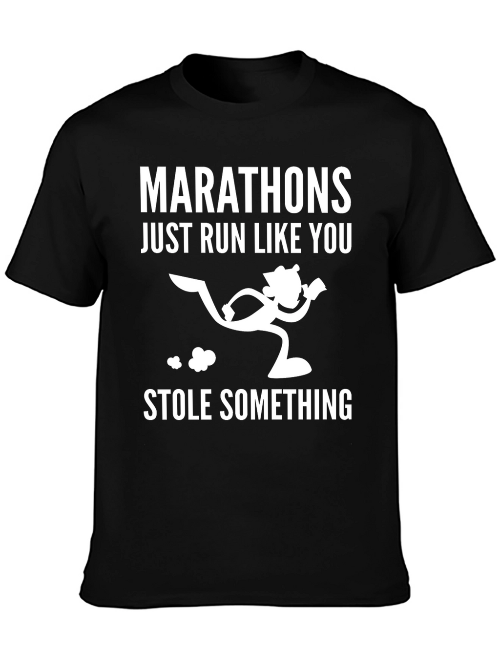 Marathon Running Humor Graphic T-Shirt