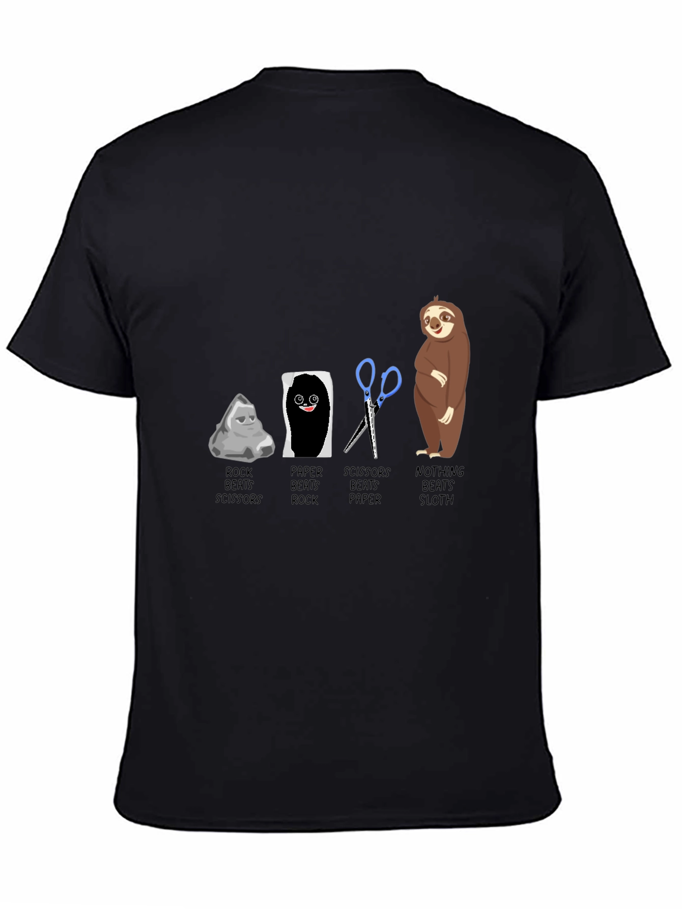 Rock Paper Scissors Sloth T-Shirt
