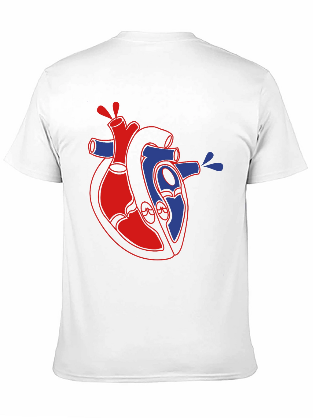 Anatomical Heart Graphic Black T-Shirt