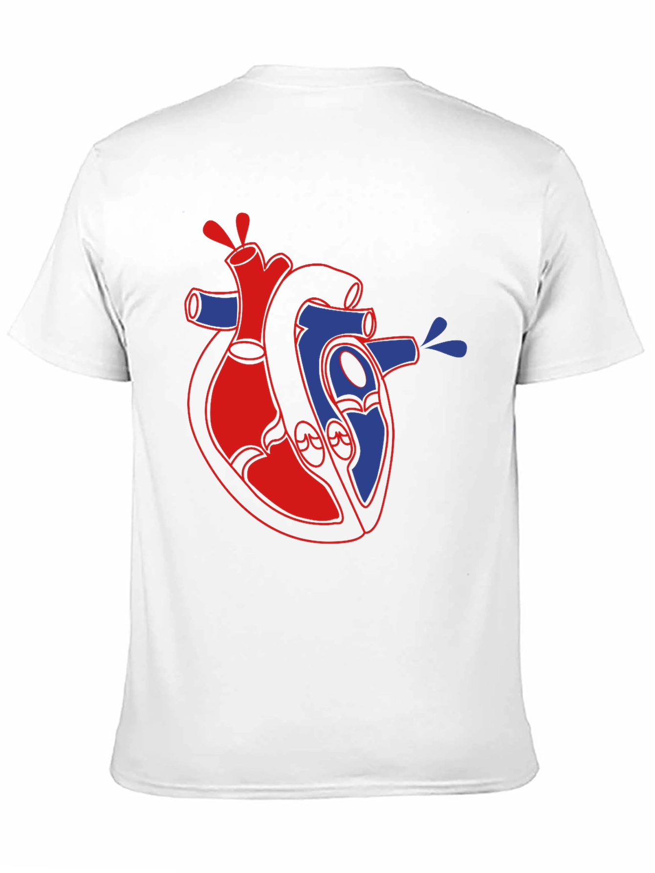 Anatomical Heart Graphic Black T-Shirt