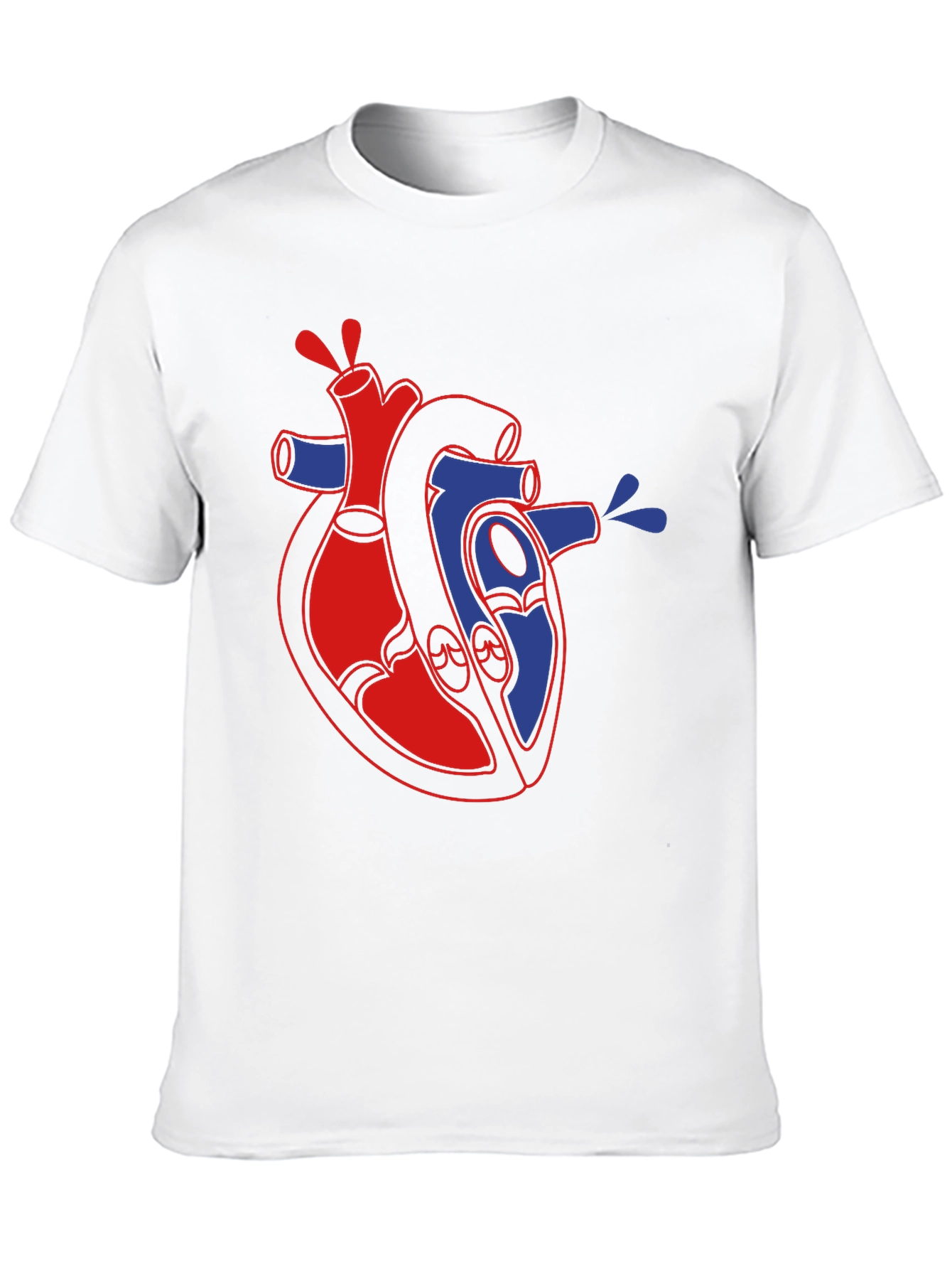 Anatomical Heart Graphic Black T-Shirt