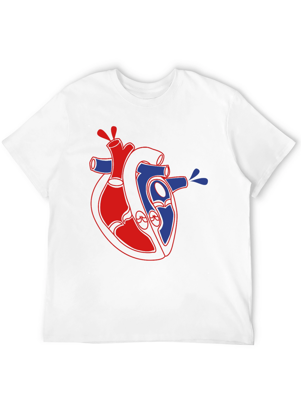 Anatomical Heart Graphic Black T-Shirt