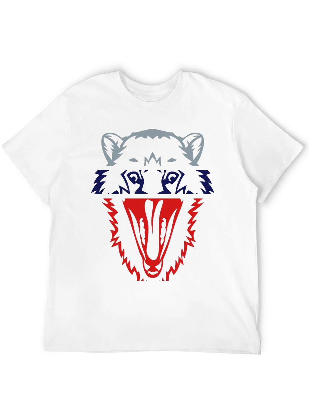 Raccoon Graphic Tee - Mens Black Cotton T-Shirt