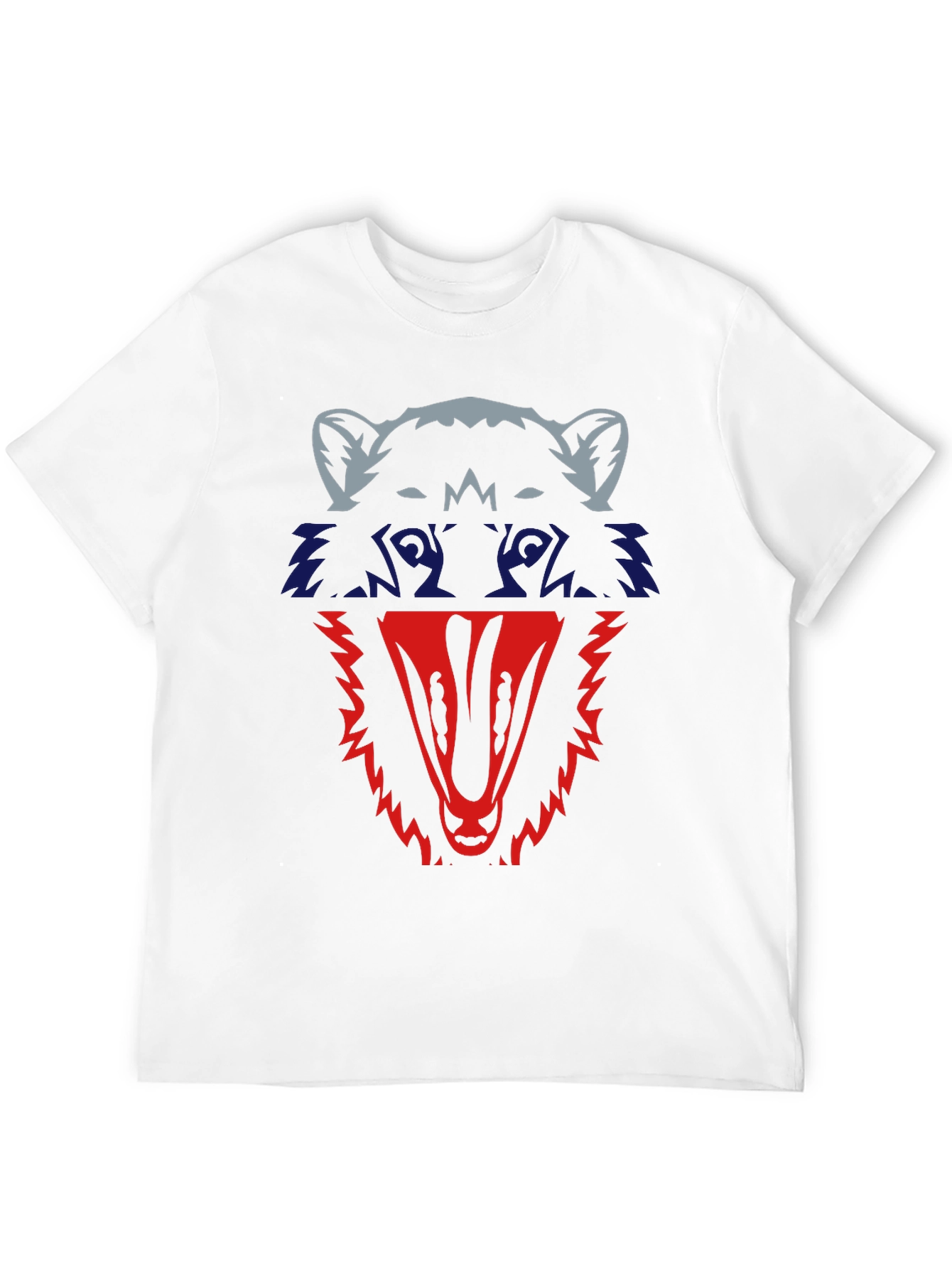 Raccoon Graphic Tee - Mens Black Cotton T-Shirt