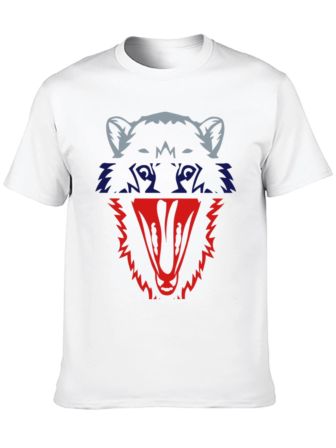 Raccoon Graphic Tee - Mens Black Cotton T-Shirt