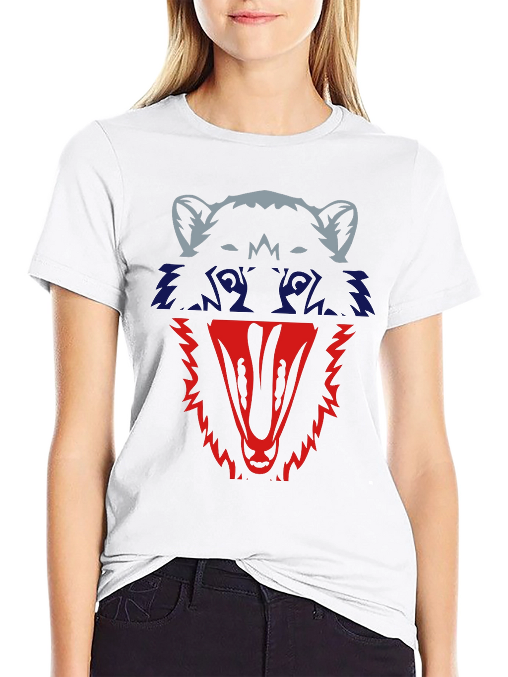 Raccoon Graphic Tee - Mens Black Cotton T-Shirt