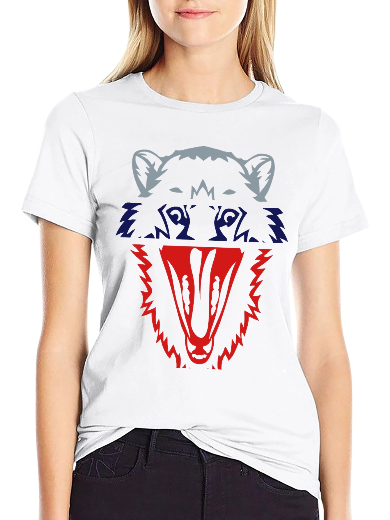 Raccoon Graphic Tee - Mens Black Cotton T-Shirt