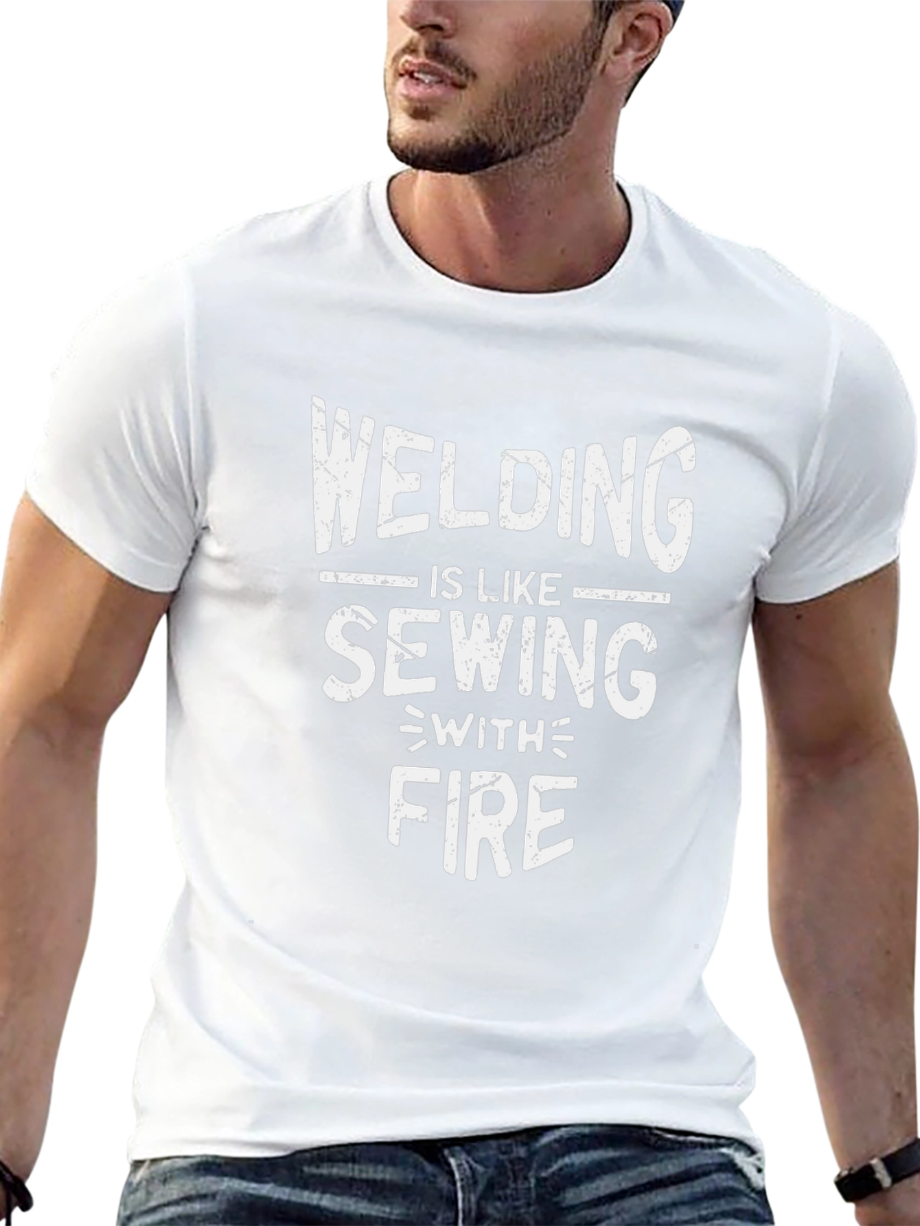 Welding Is Like Sewing With Fire T-Shirt