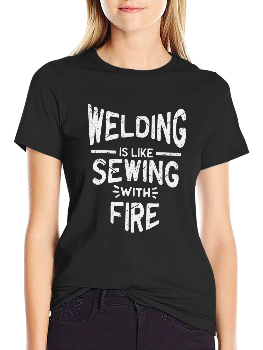 Welding Is Like Sewing With Fire T-Shirt