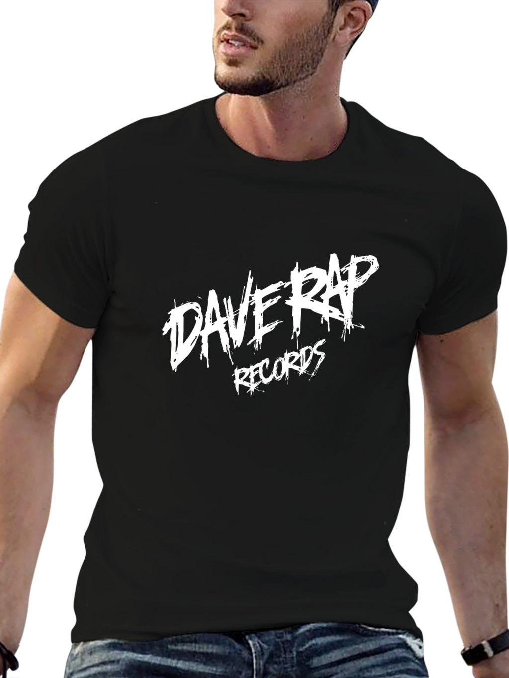 Dave Rap Records Black T-Shirt