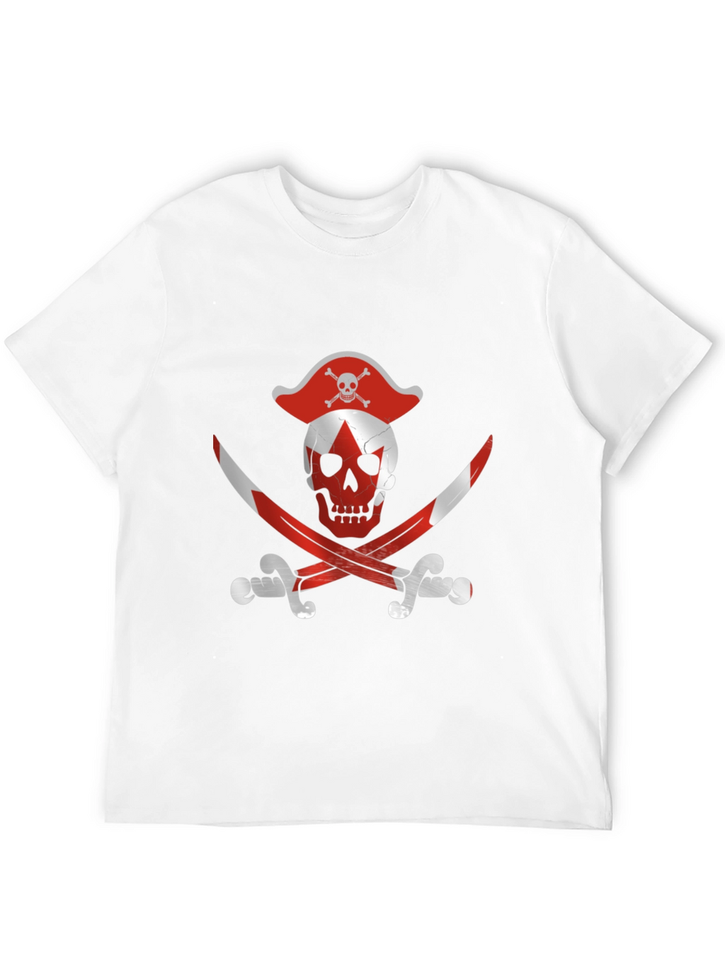 Pirate Flag Graphic Tee - Black T-Shirt