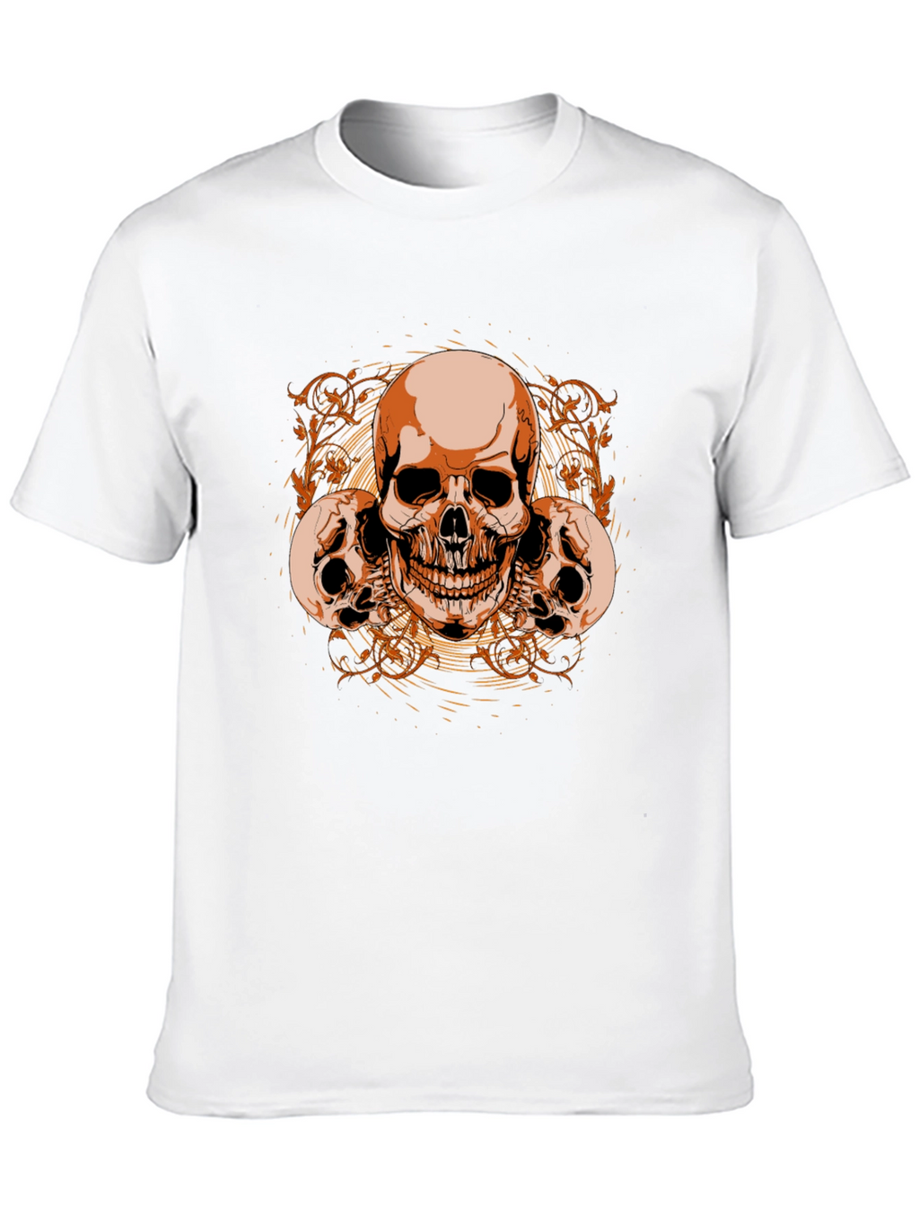Skull Graphic Tee - Mens Fashion T-Shirt