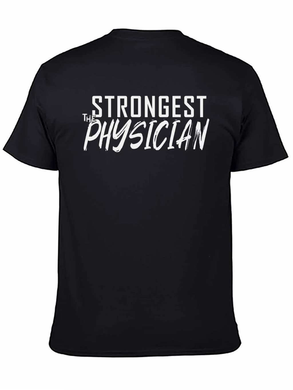 Strongest Physician Graphic T-Shirt - Black