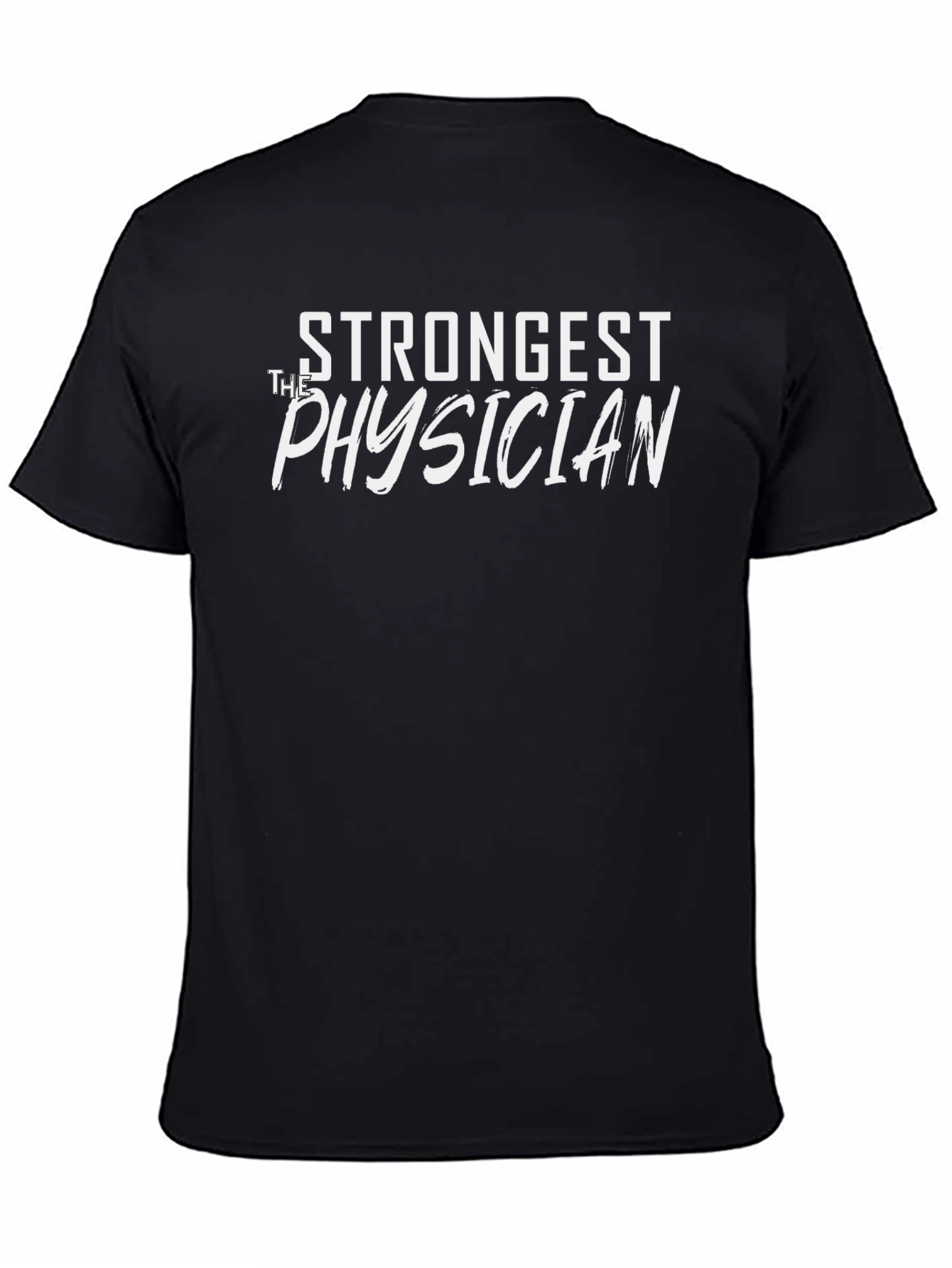 Strongest Physician Graphic T-Shirt - Black