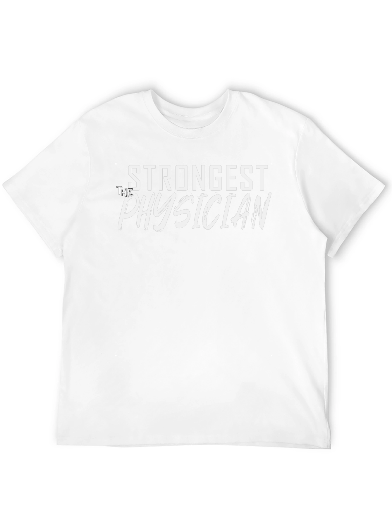Strongest Physician Graphic T-Shirt - Black