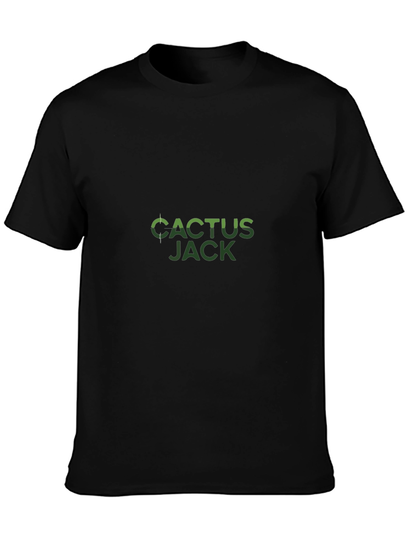 Cactus Jack Black Cotton Graphic Tee