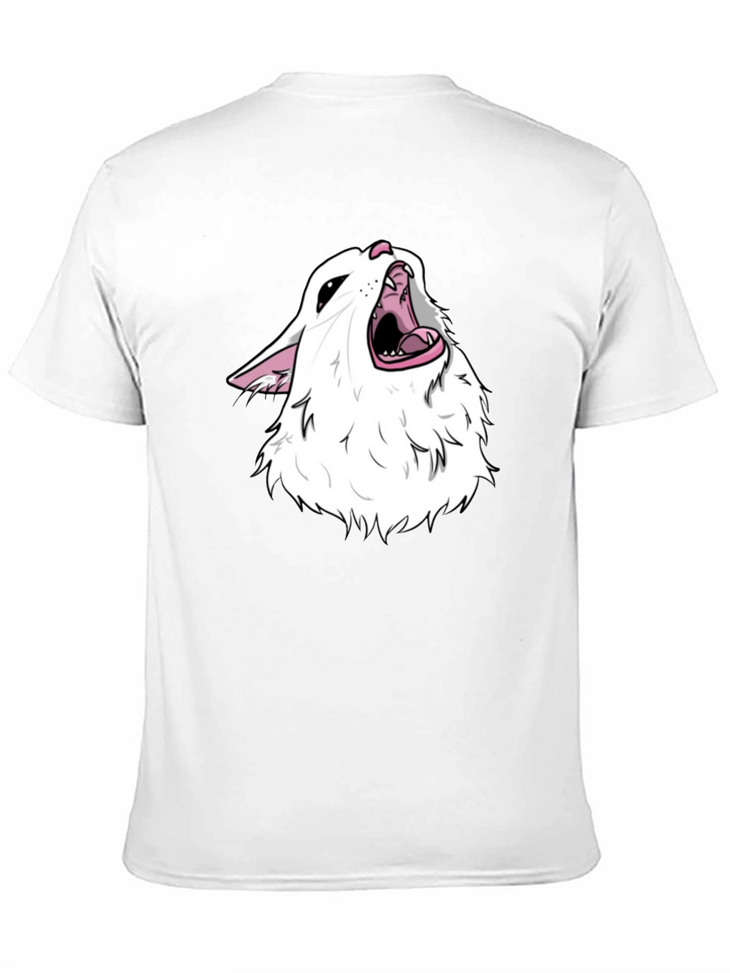Screaming Cat Meme Black T-Shirt