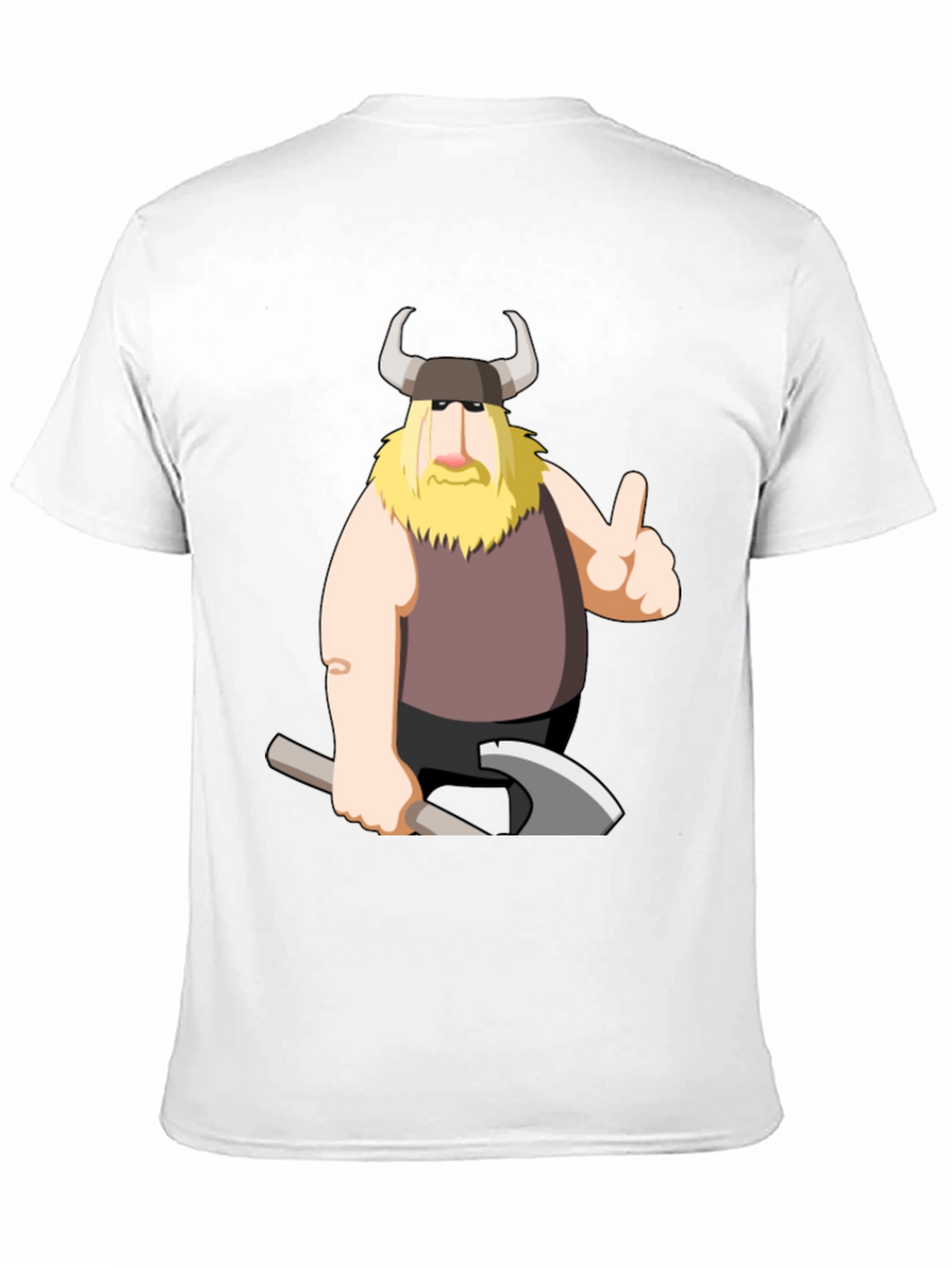 Viking Cartoon Graphic T-Shirt