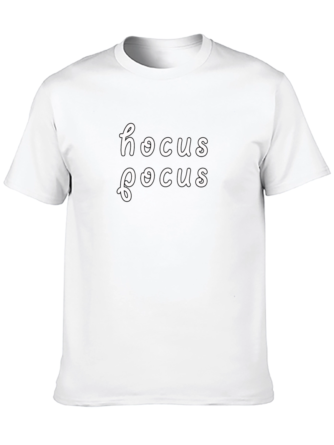 Hocus Focus Graphic Tee - Comfy Black T-Shirt