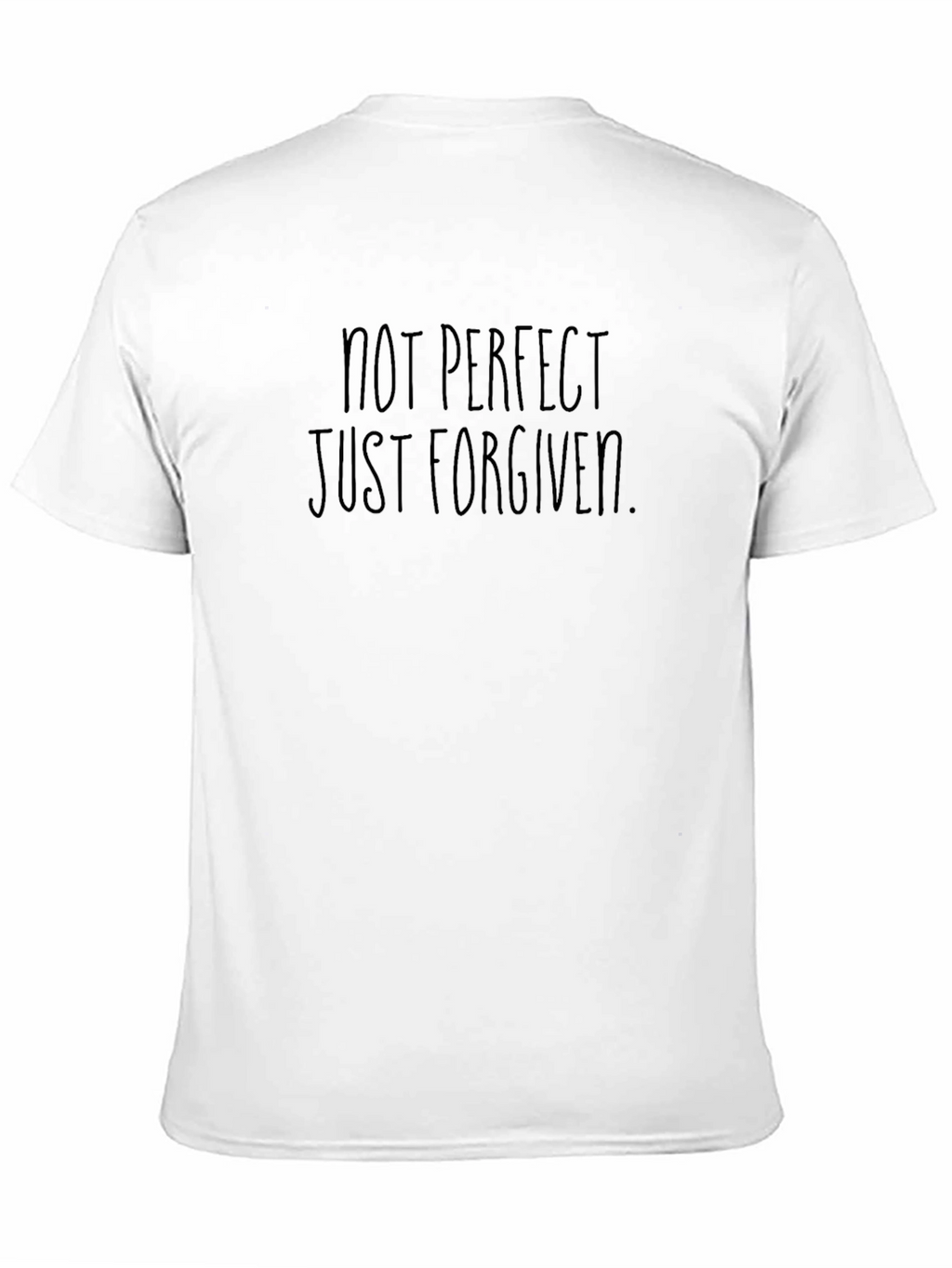 Not Perfect Just Forgiven Black T-Shirt