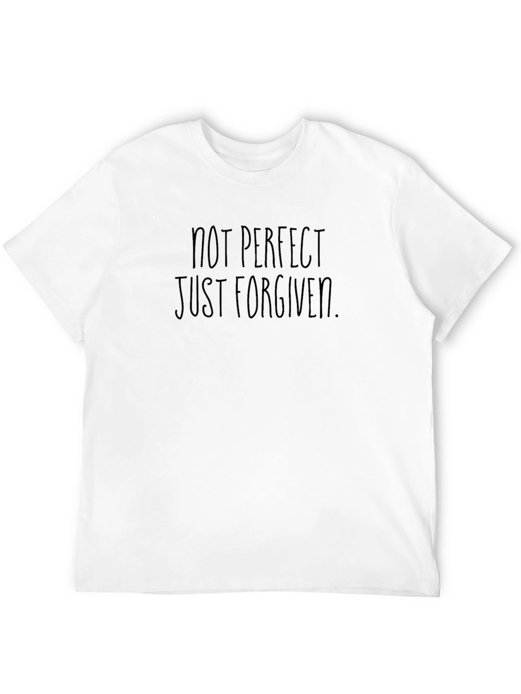 Not Perfect Just Forgiven Black T-Shirt