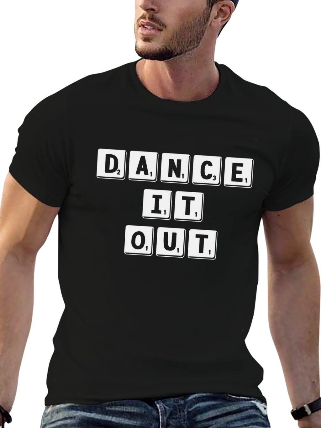 Dance It Out Graphic Tee - Scrabble Style