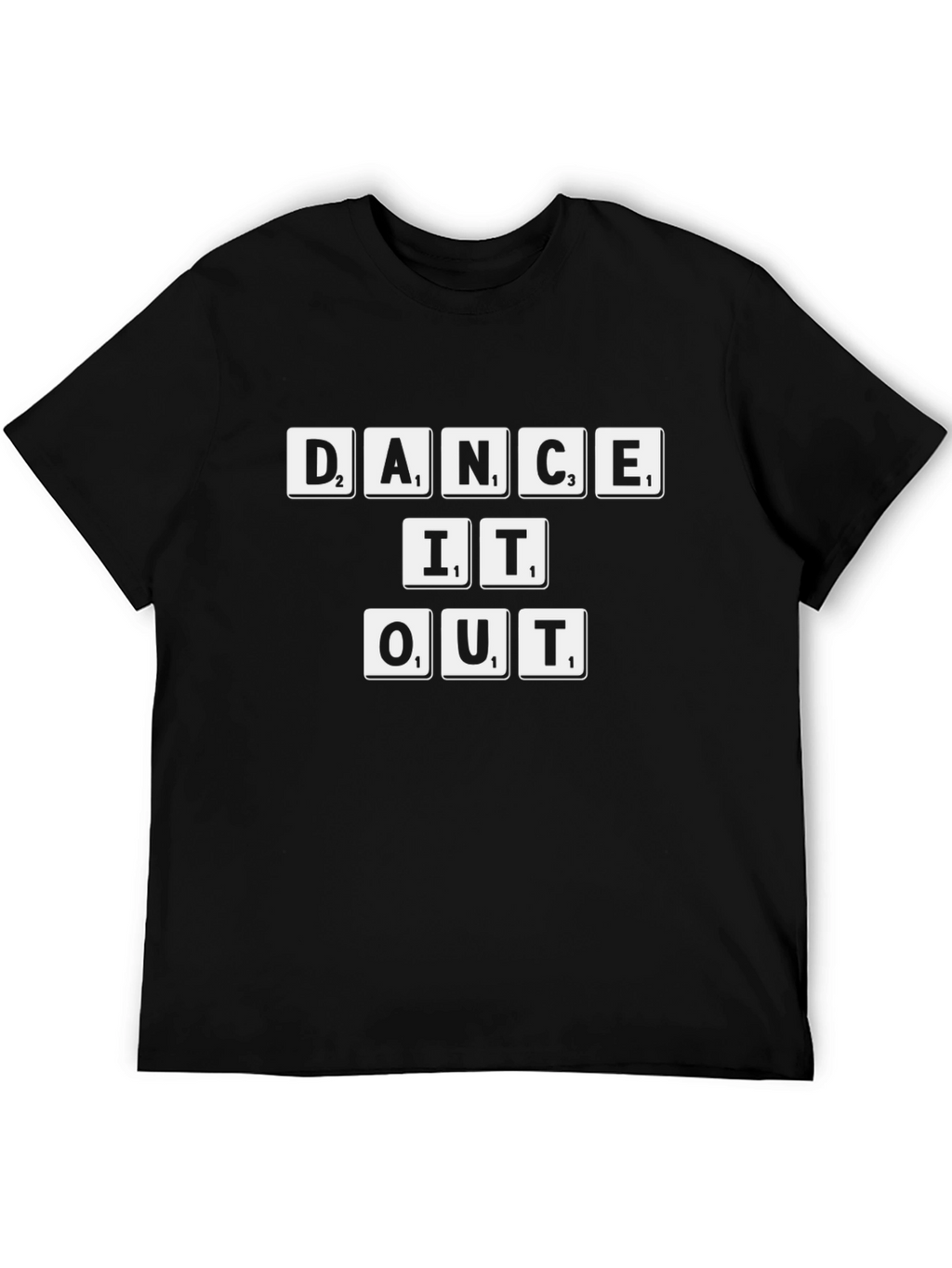 Dance It Out Graphic Tee - Scrabble Style