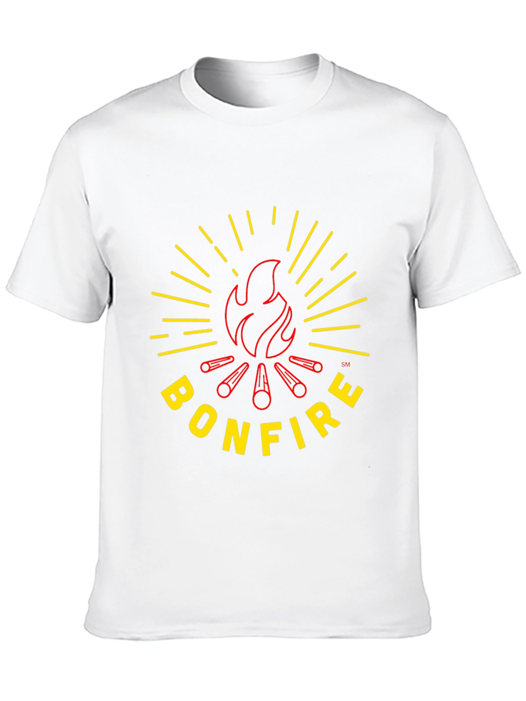 Bonfire Graphic Tee - Black Cotton T-Shirt