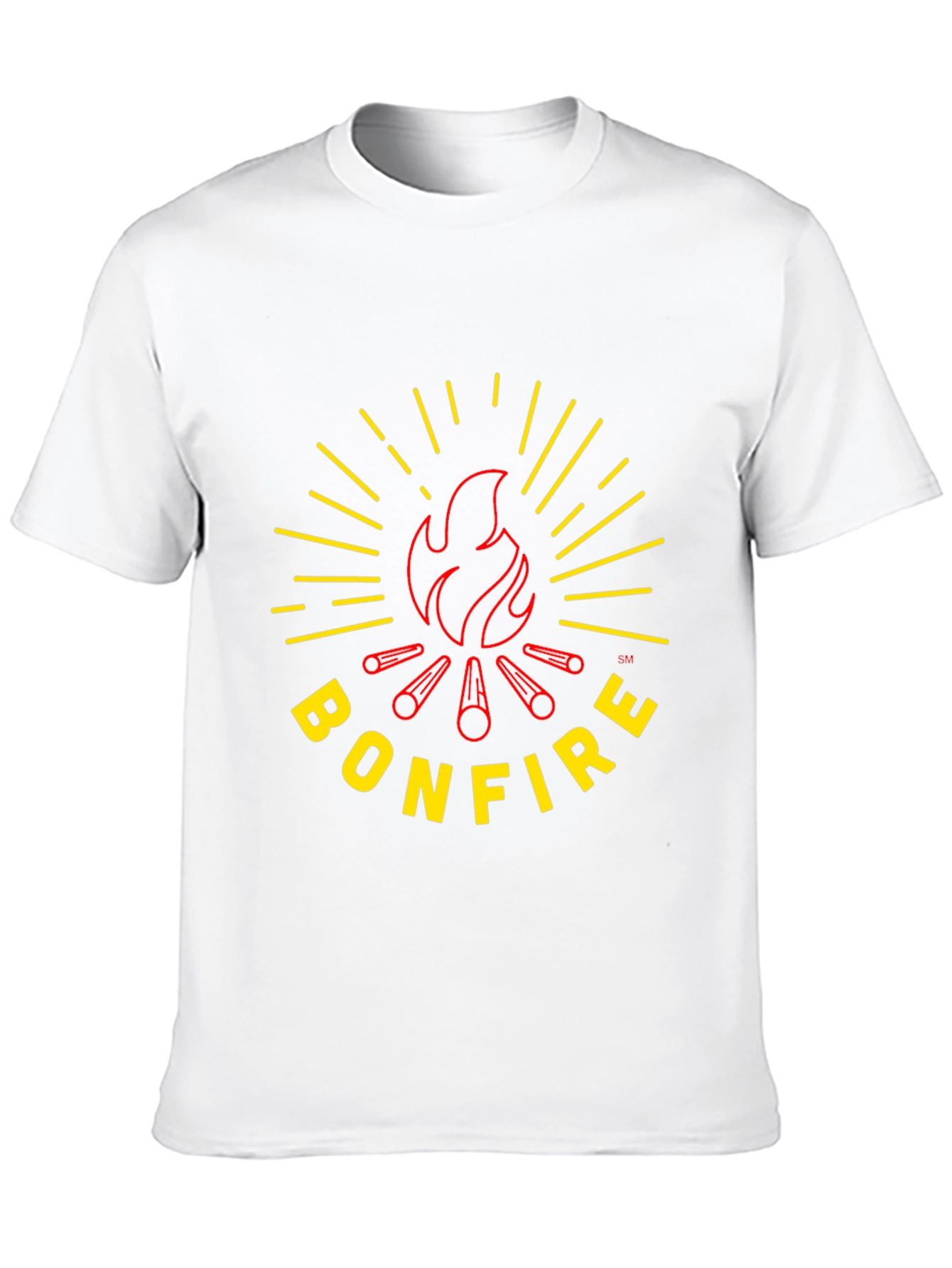 Bonfire Graphic Tee - Black Cotton T-Shirt