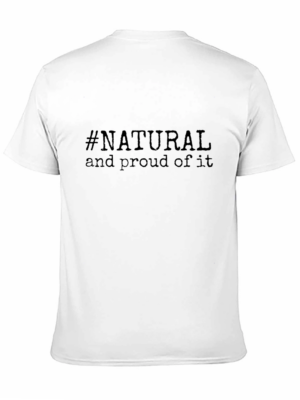 Natural & Proud Black Graphic Tee