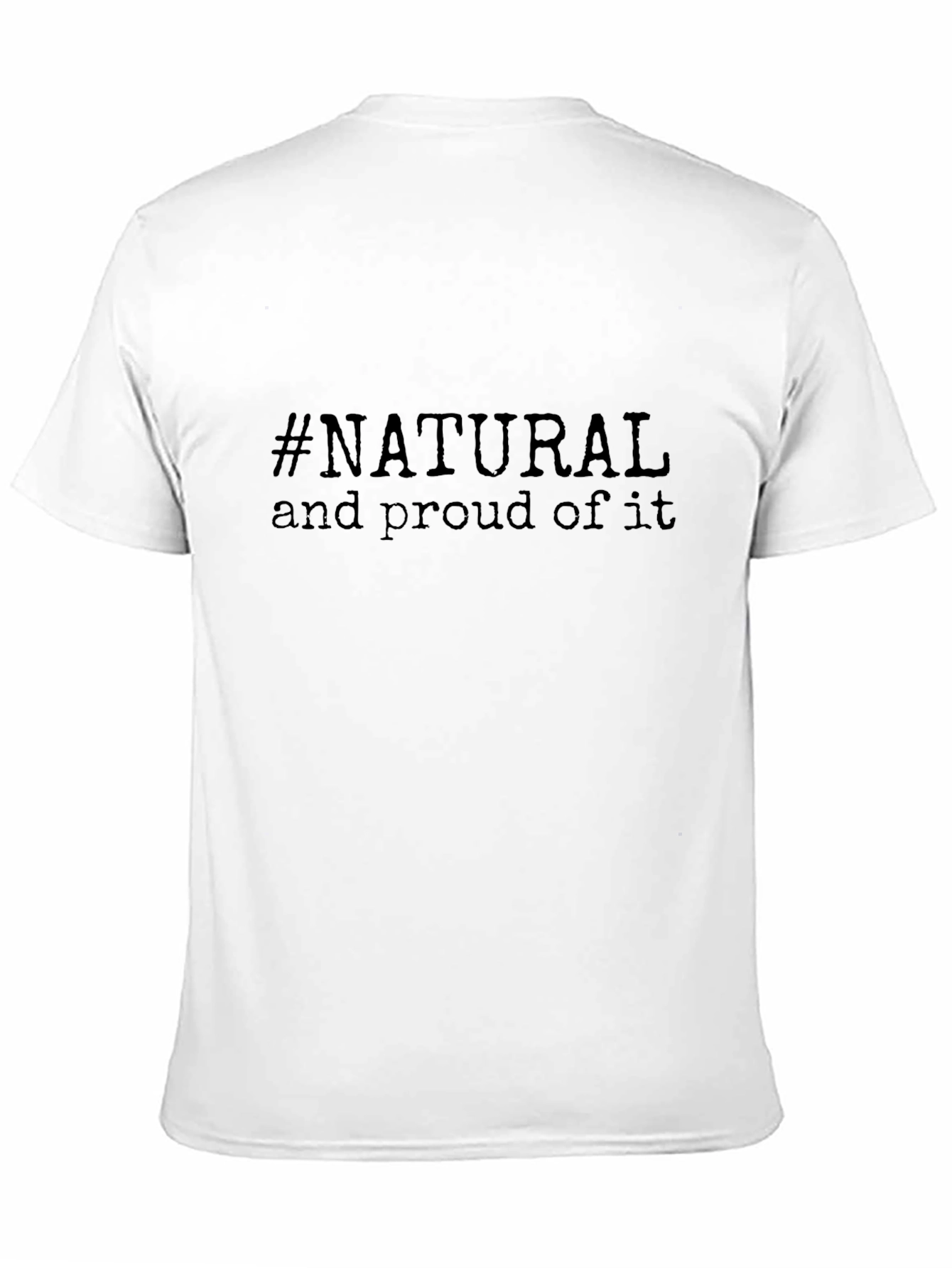 Natural & Proud Black Graphic Tee