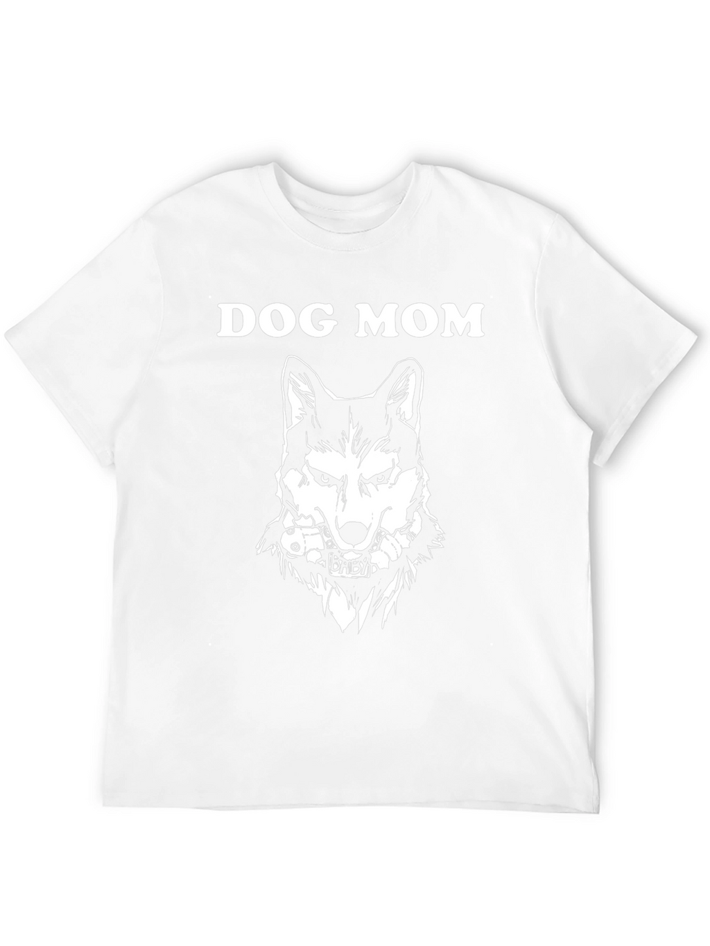 Dog Mom Graphic Tee - Wolf Design