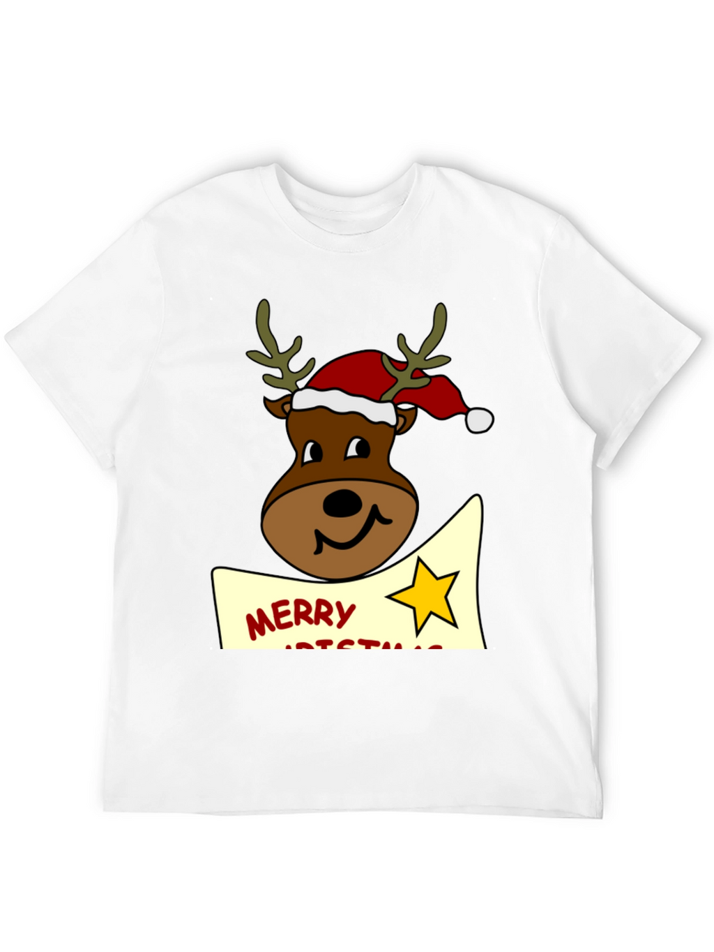 Festive Reindeer Christmas T-Shirt