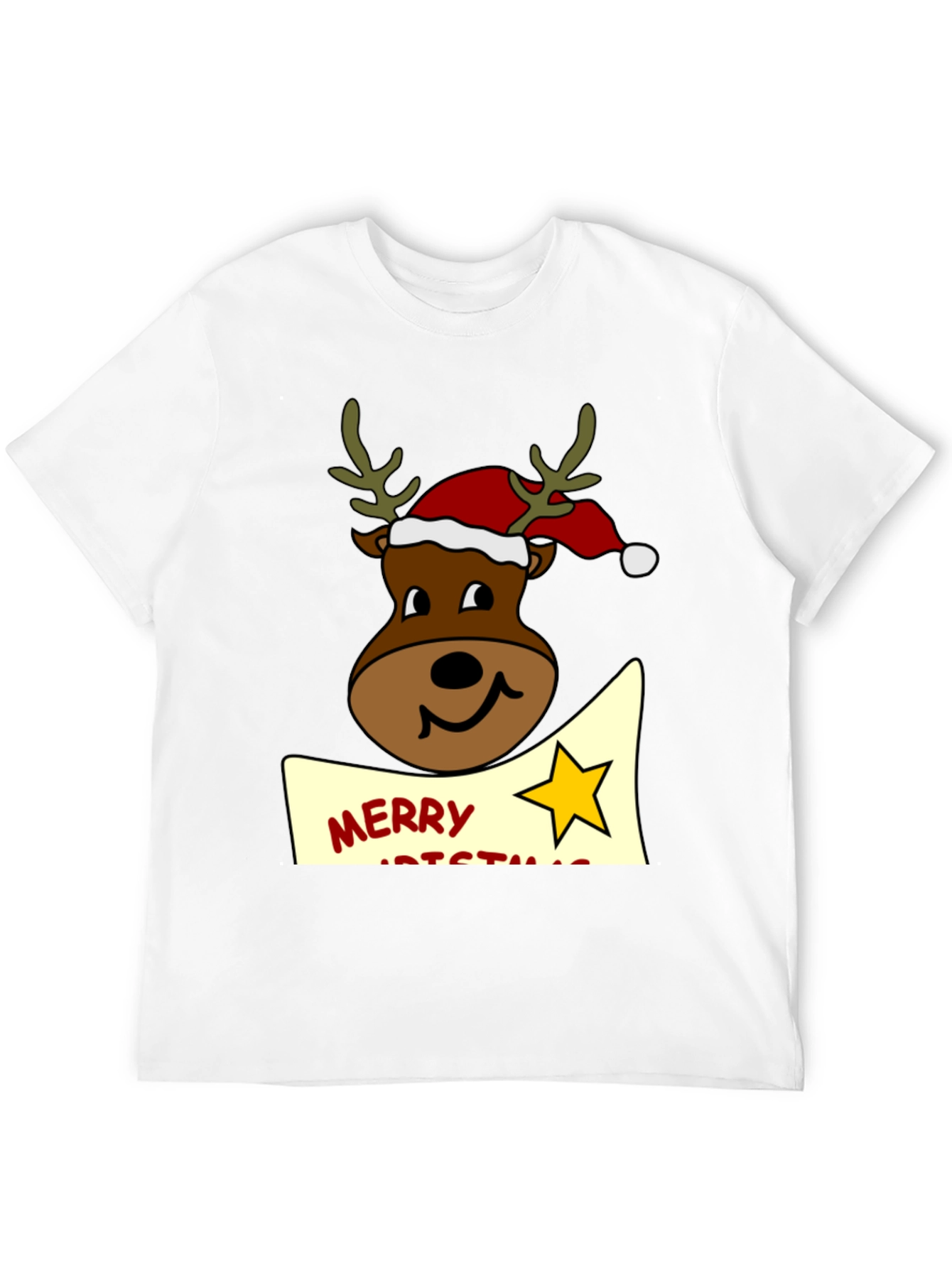 Festive Reindeer Christmas T-Shirt