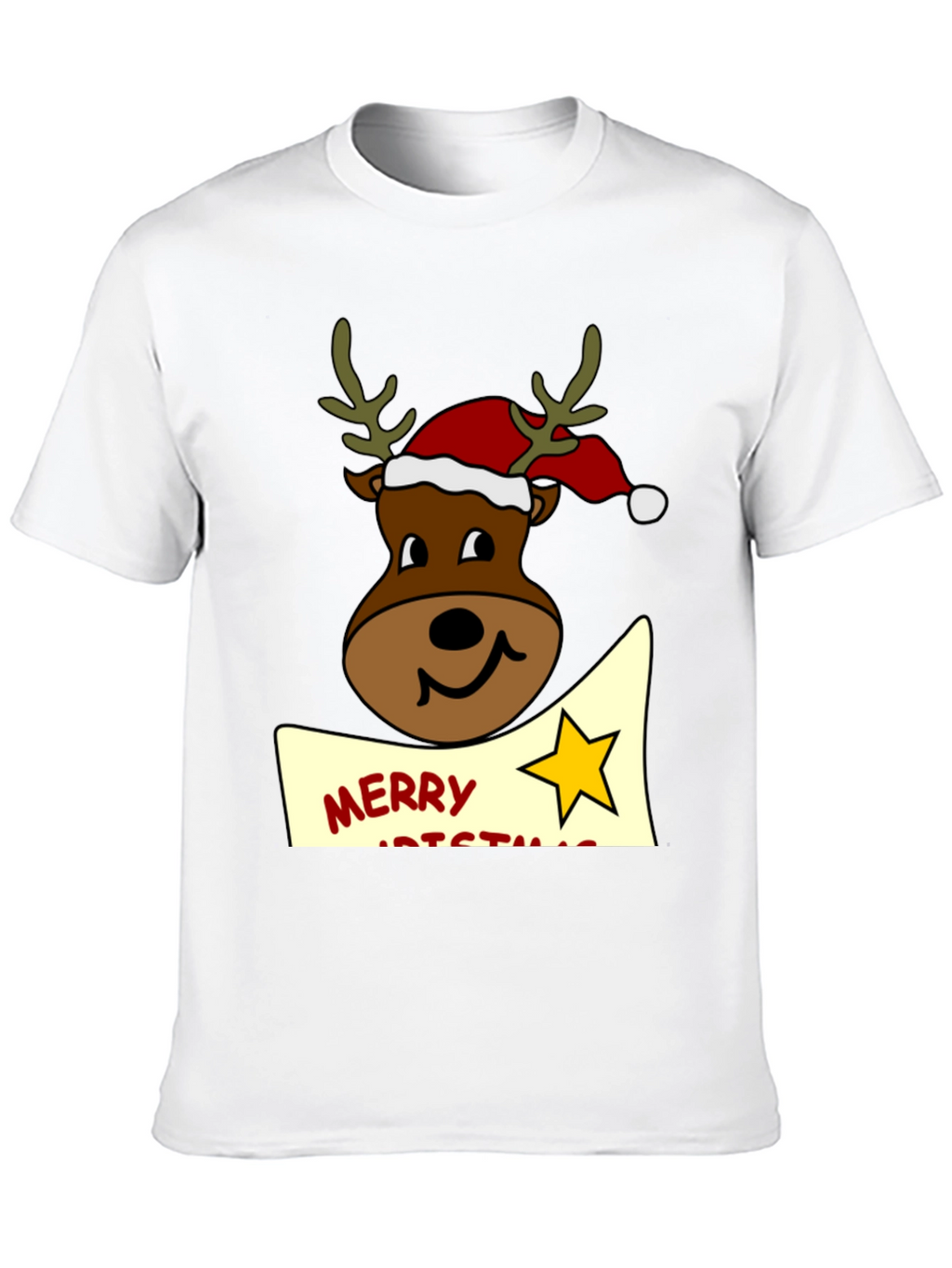 Festive Reindeer Christmas T-Shirt