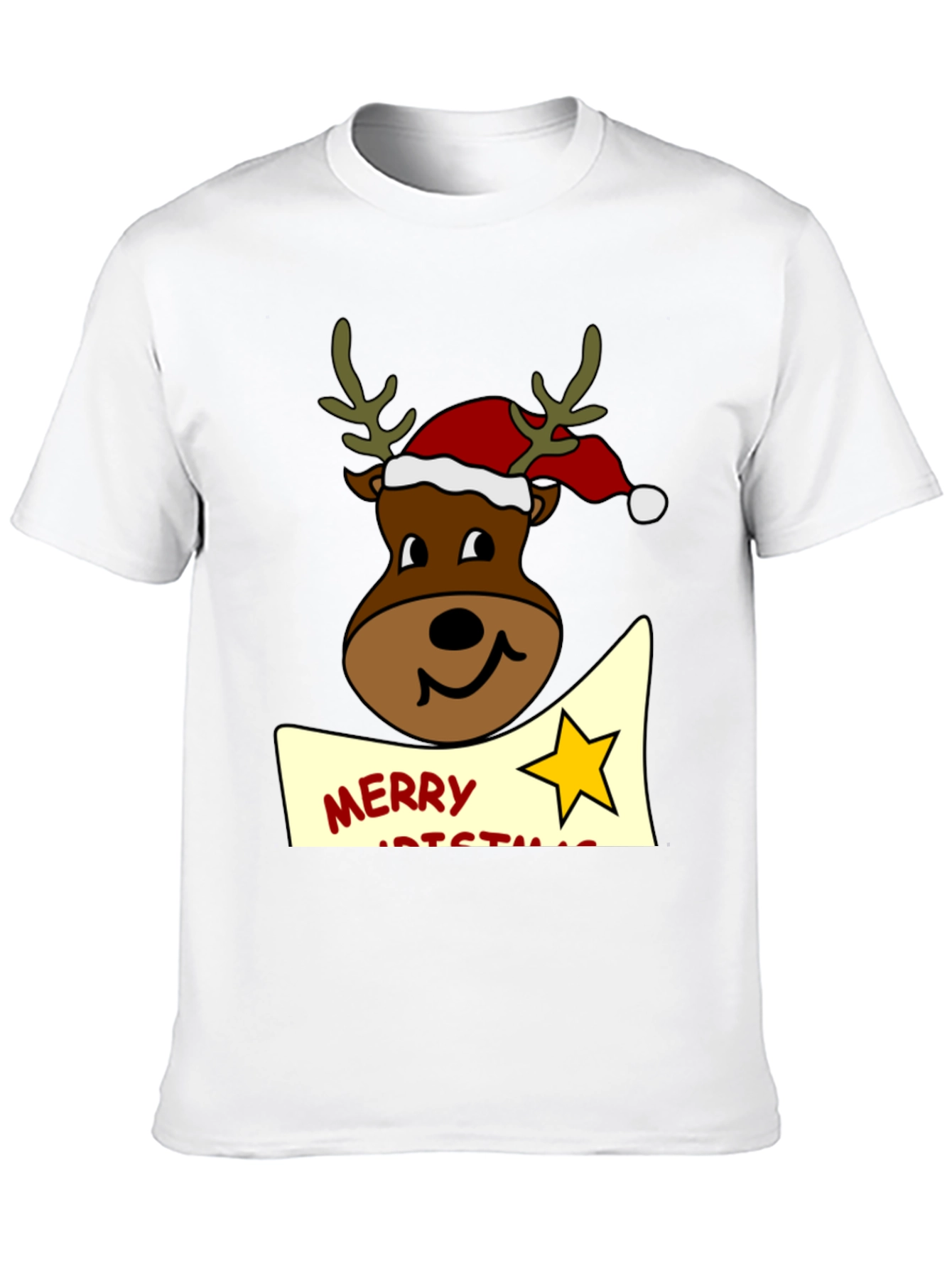 Festive Reindeer Christmas T-Shirt