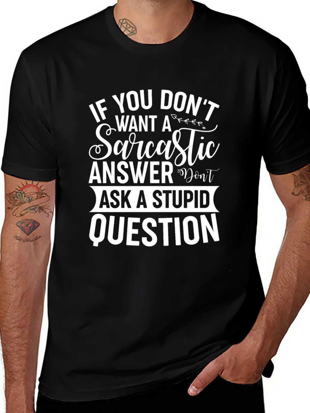 Sarcastic Answer T-Shirt - Funny Graphic Tee