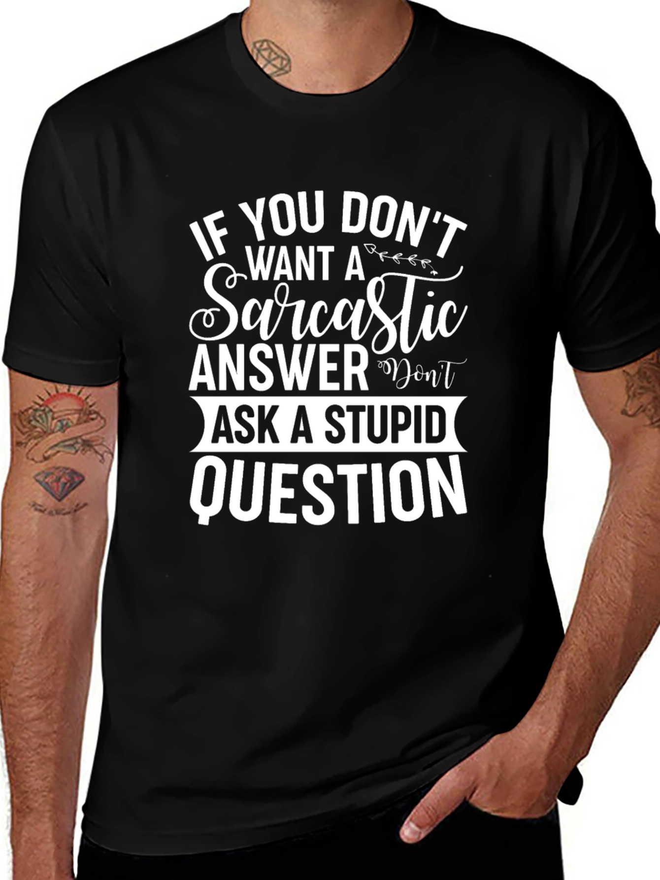 Sarcastic Answer T-Shirt - Funny Graphic Tee