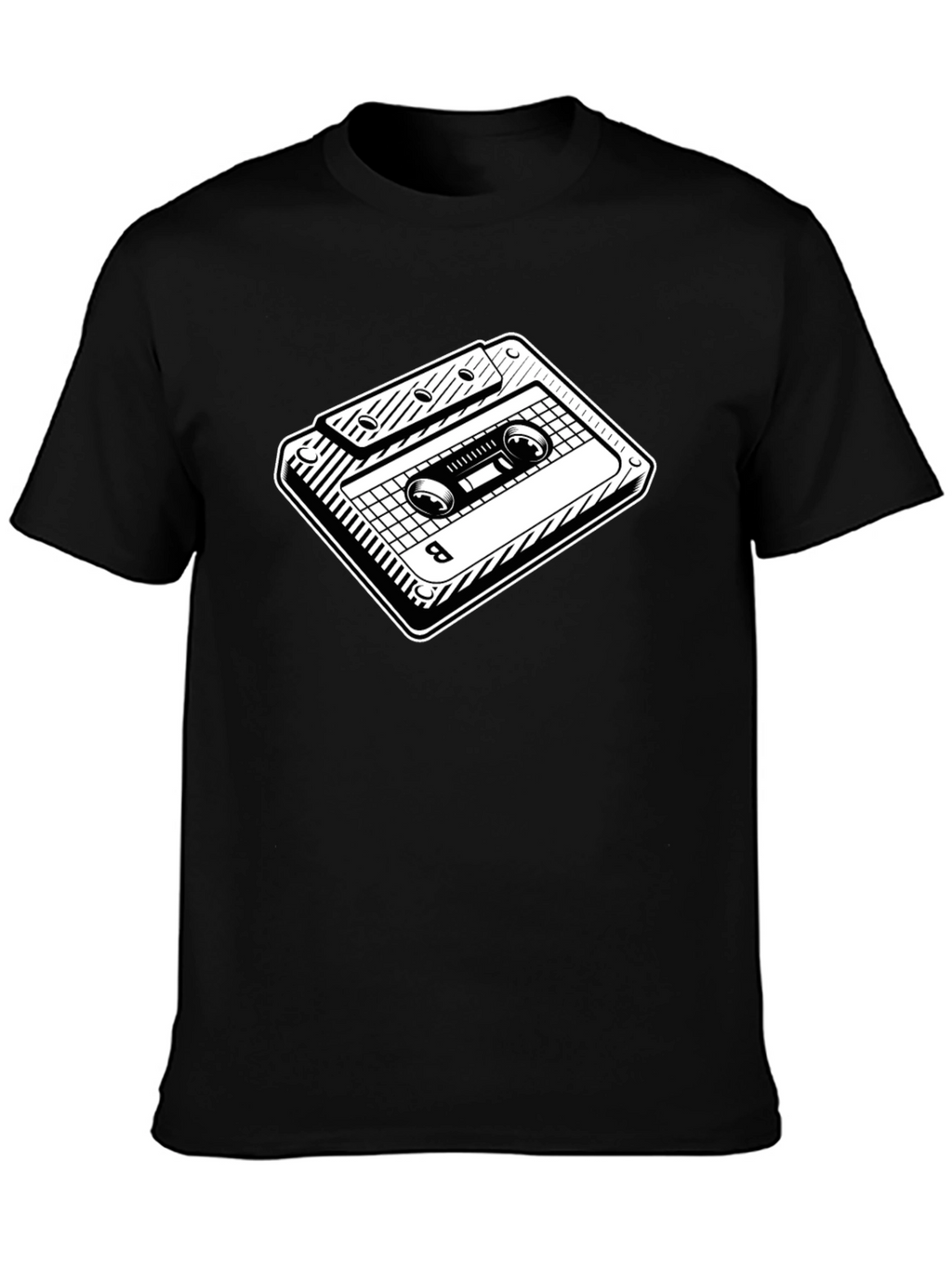 Retro Cassette Tape Graphic T-Shirt