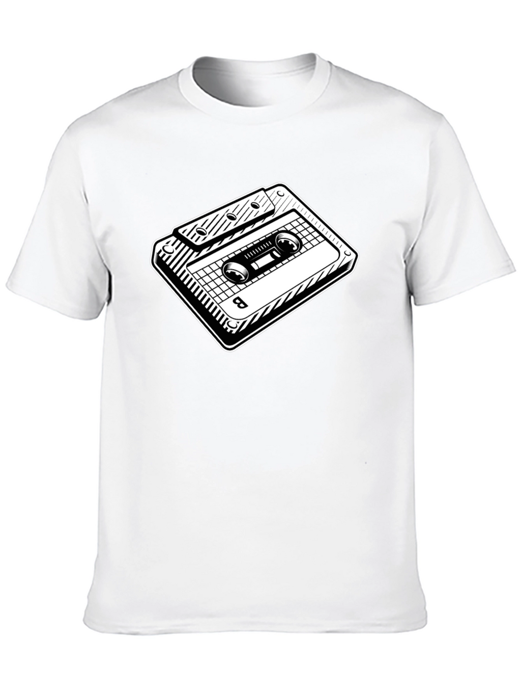 Retro Cassette Tape Graphic T-Shirt