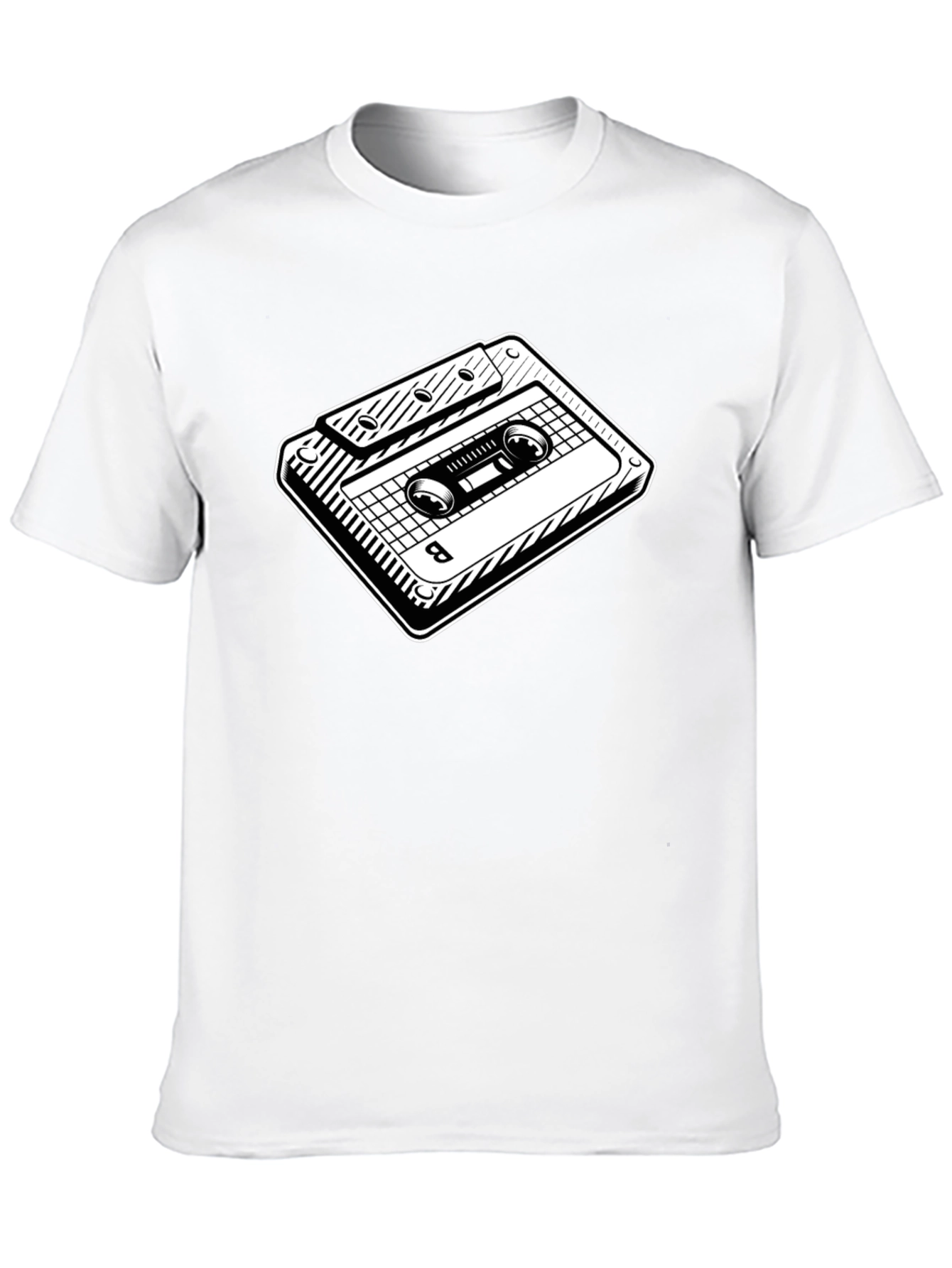 Retro Cassette Tape Graphic T-Shirt
