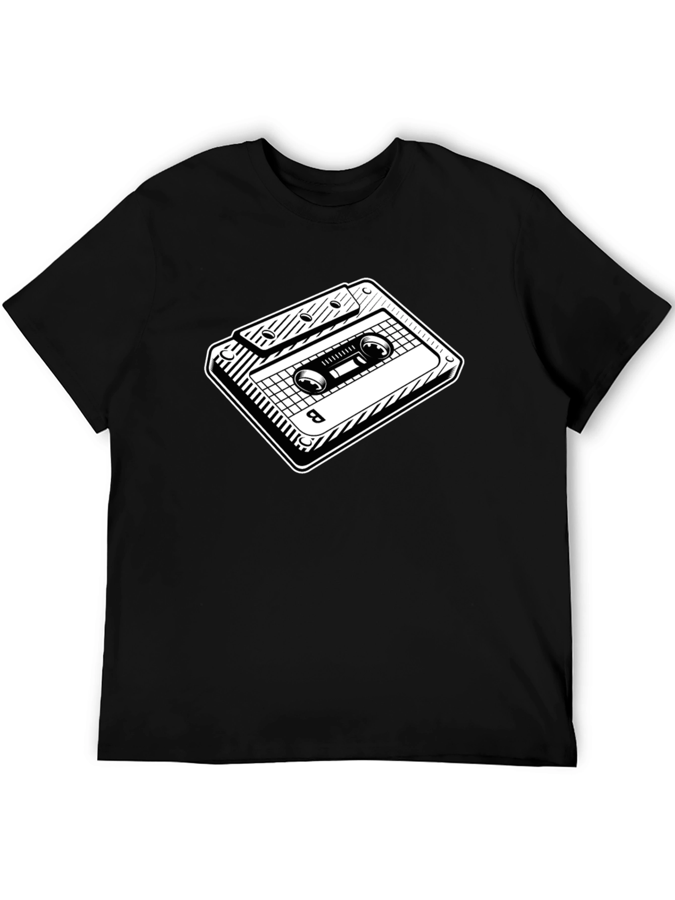 Retro Cassette Tape Graphic T-Shirt