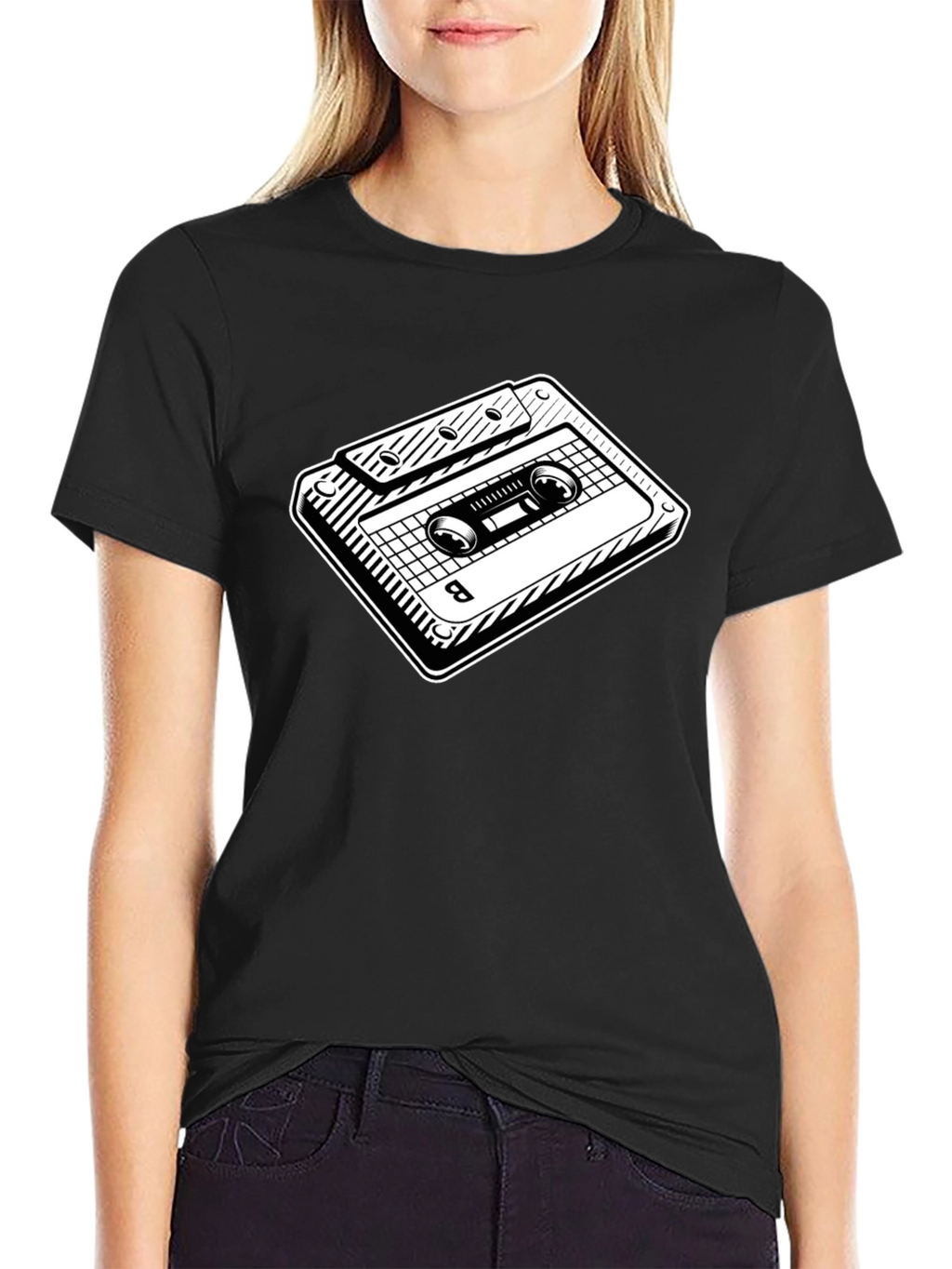 Retro Cassette Tape Graphic T-Shirt