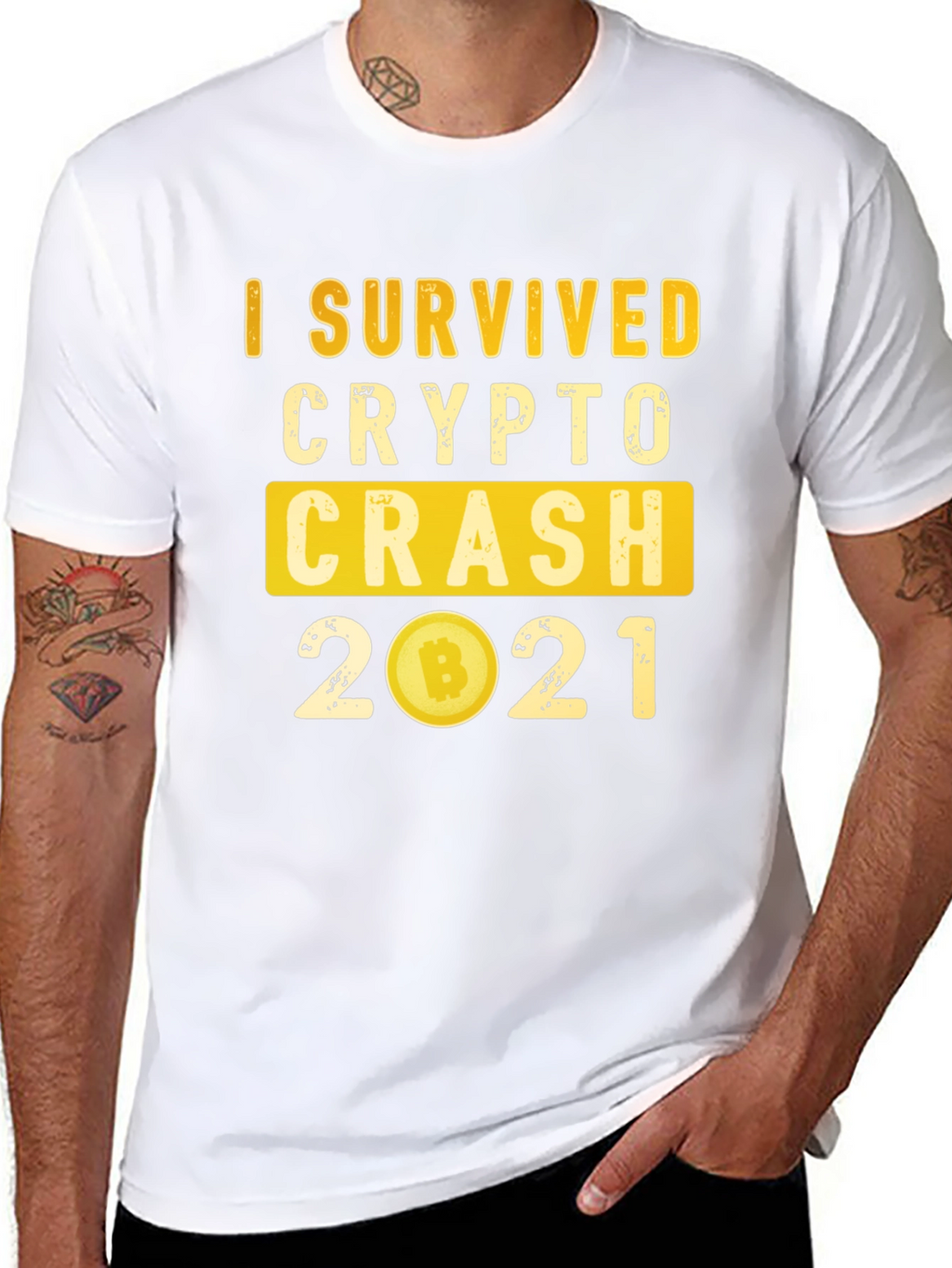 Crypto Crash 2021 Survivor T-Shirt