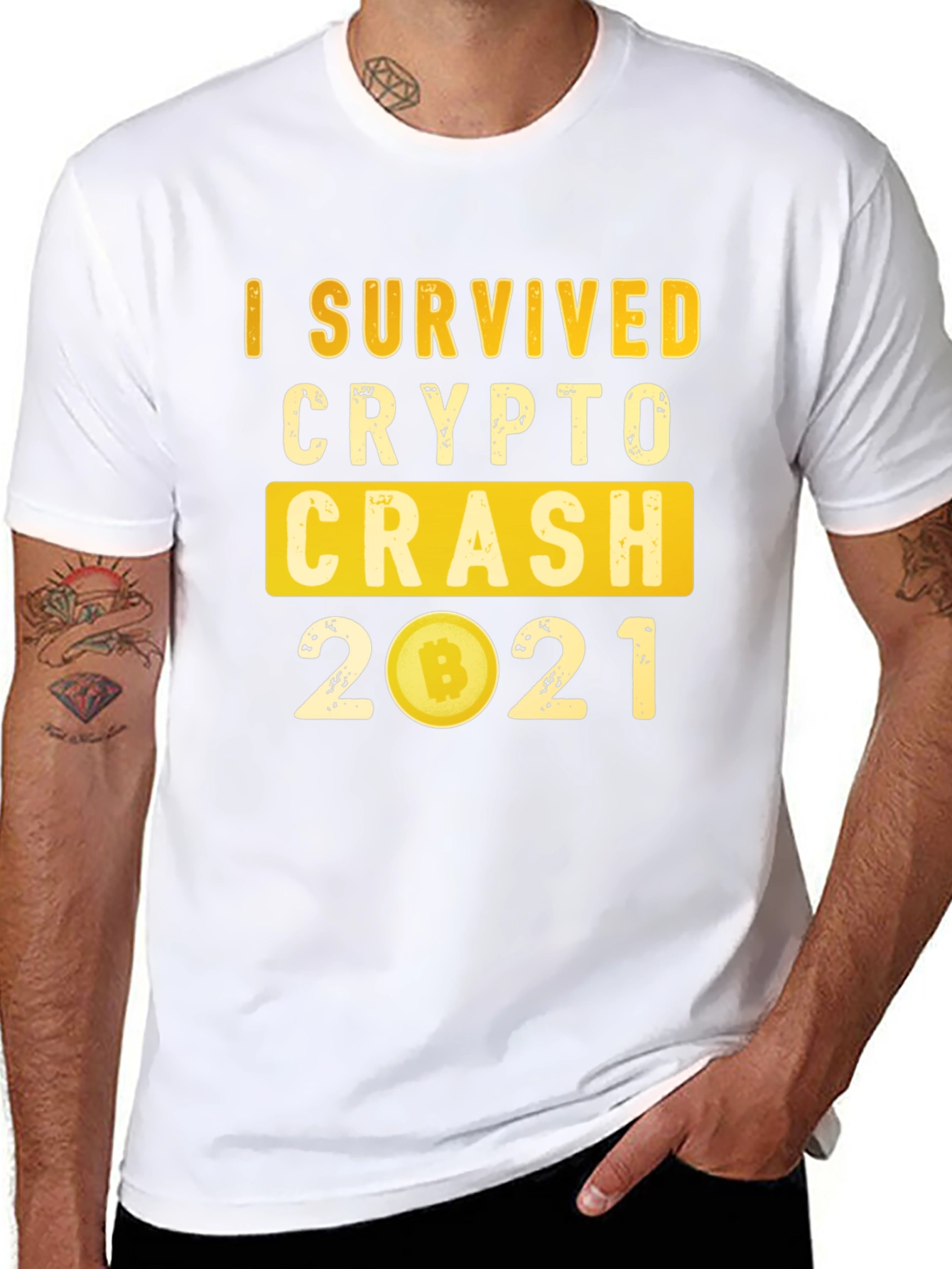 Crypto Crash 2021 Survivor T-Shirt