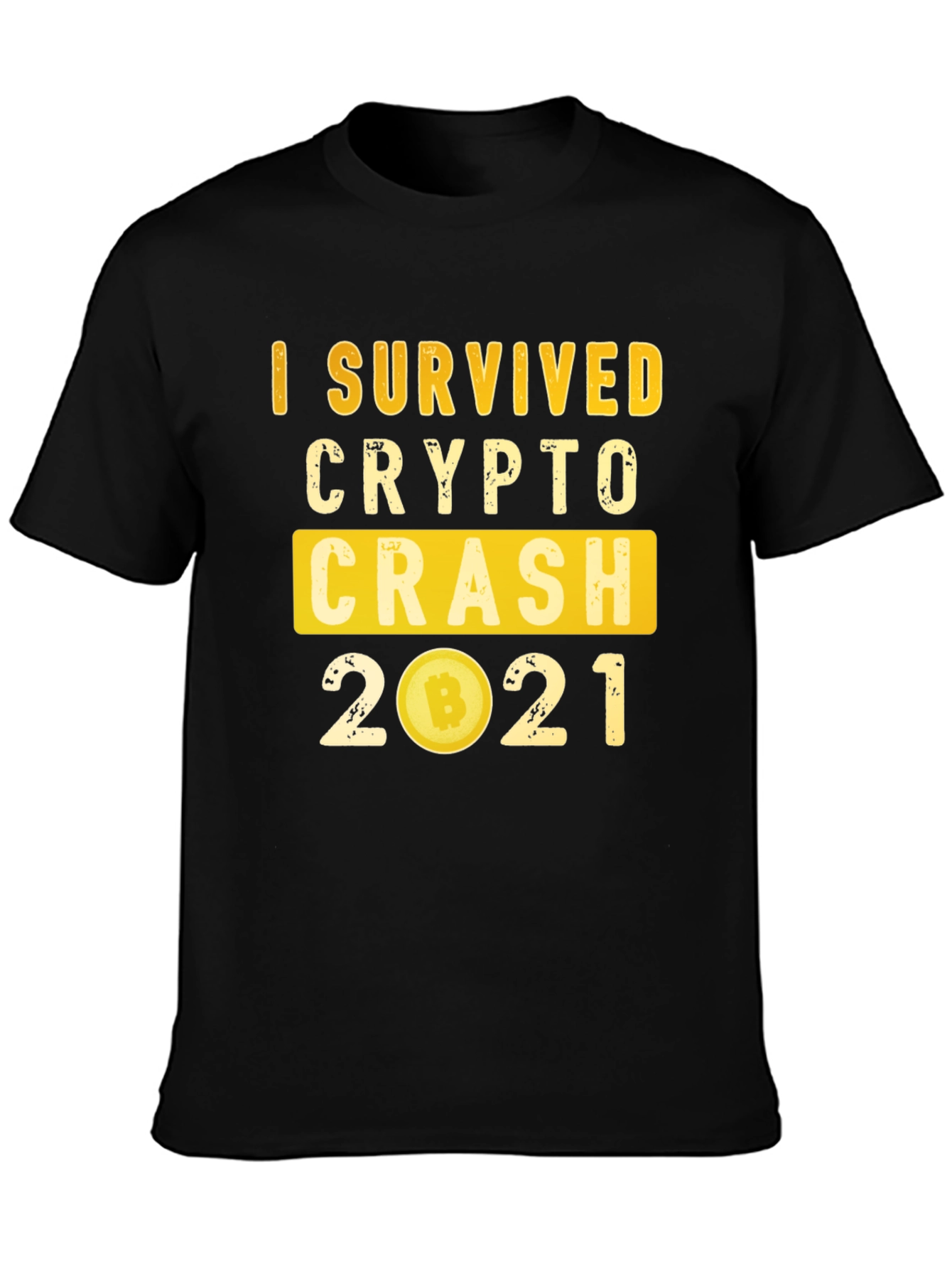 Crypto Crash 2021 Survivor T-Shirt