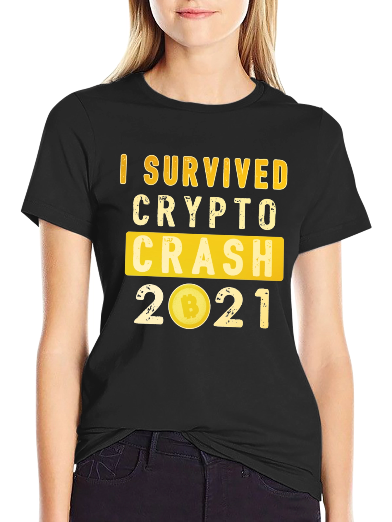 Crypto Crash 2021 Survivor T-Shirt