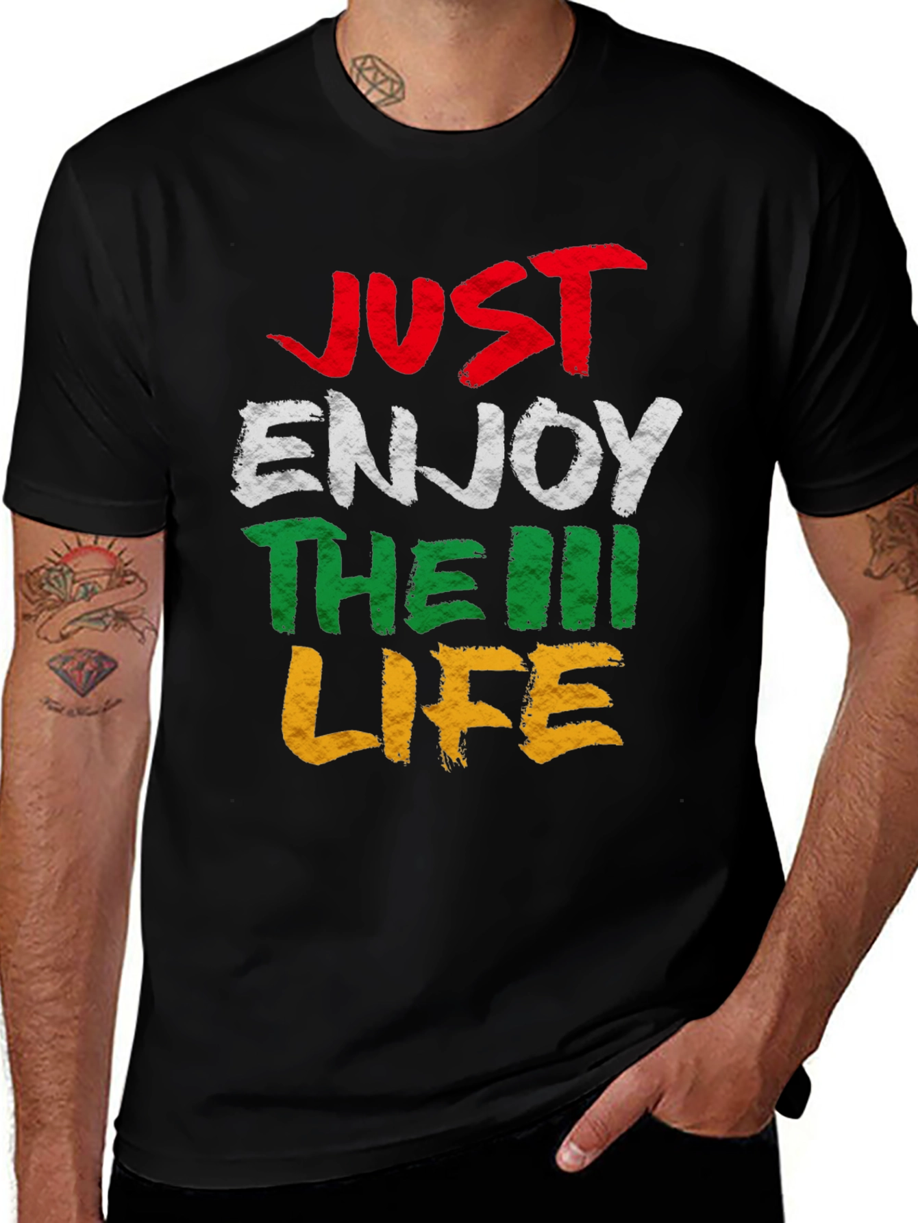 Just Enjoy The Life T-Shirt - Graphic Tee