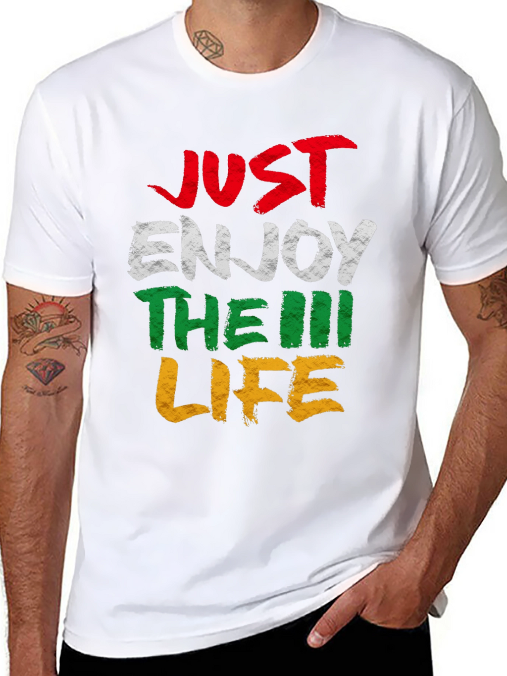Just Enjoy The Life T-Shirt - Graphic Tee